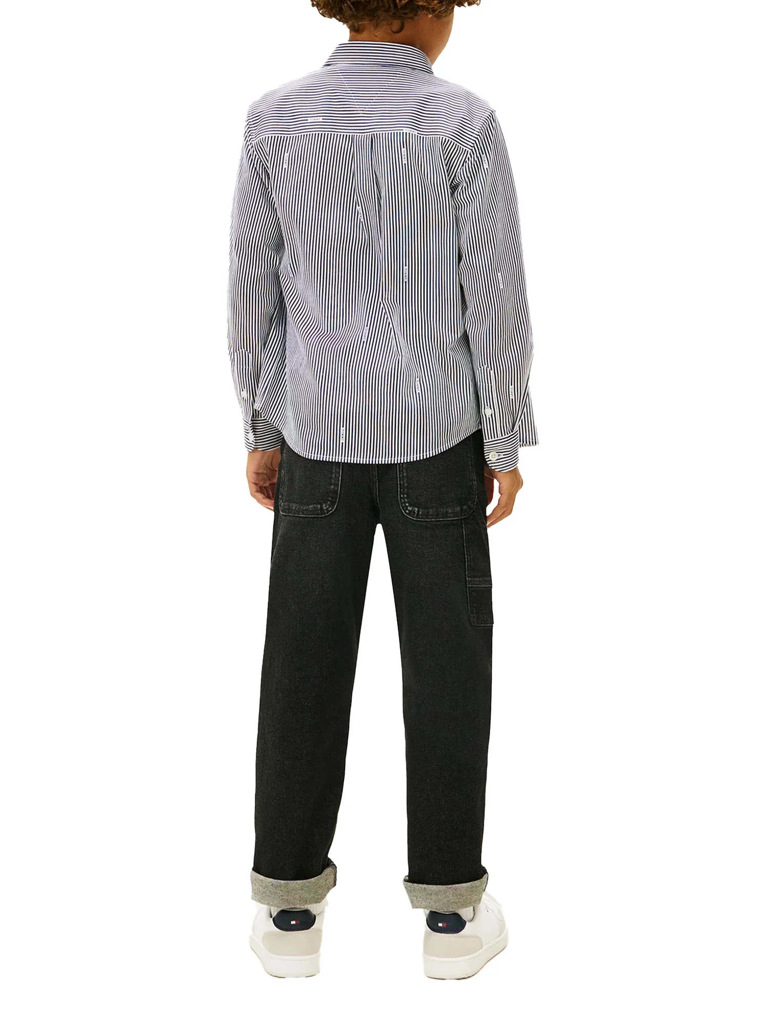 Camicia Tommy Hilfigher Ragazzo heritage flag blu - Image 3