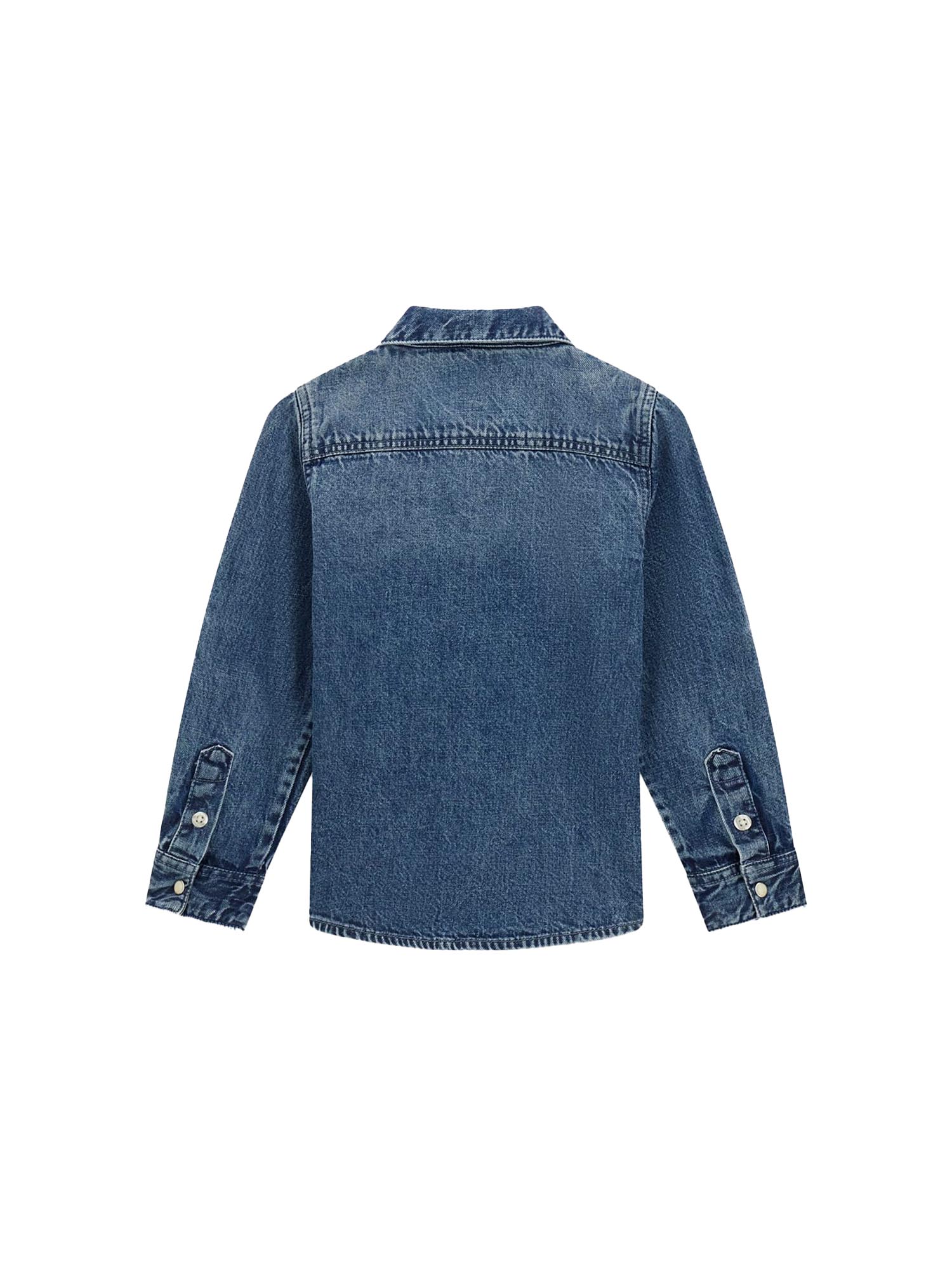 Camicia Guess Bambino in jeans denim medio - Image 2