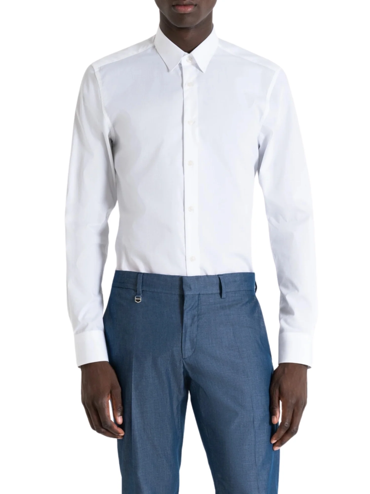Camicia con maniche lunghe Antony Morato uomo modello Napoli slim fit bianco - Image 2