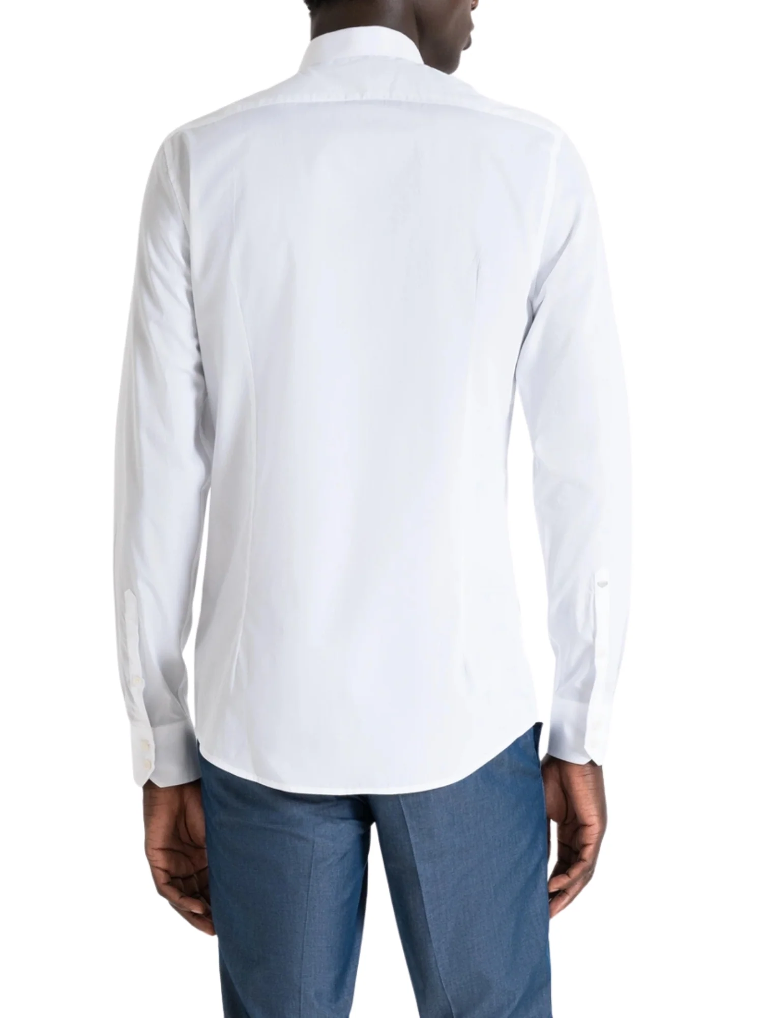 Camicia con maniche lunghe Antony Morato uomo modello Napoli slim fit bianco - Image 3