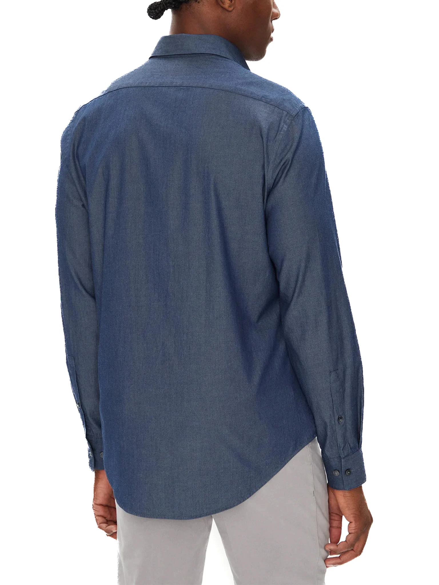 Camicia Calvin Klein reular fit in Denim Blu - Image 2