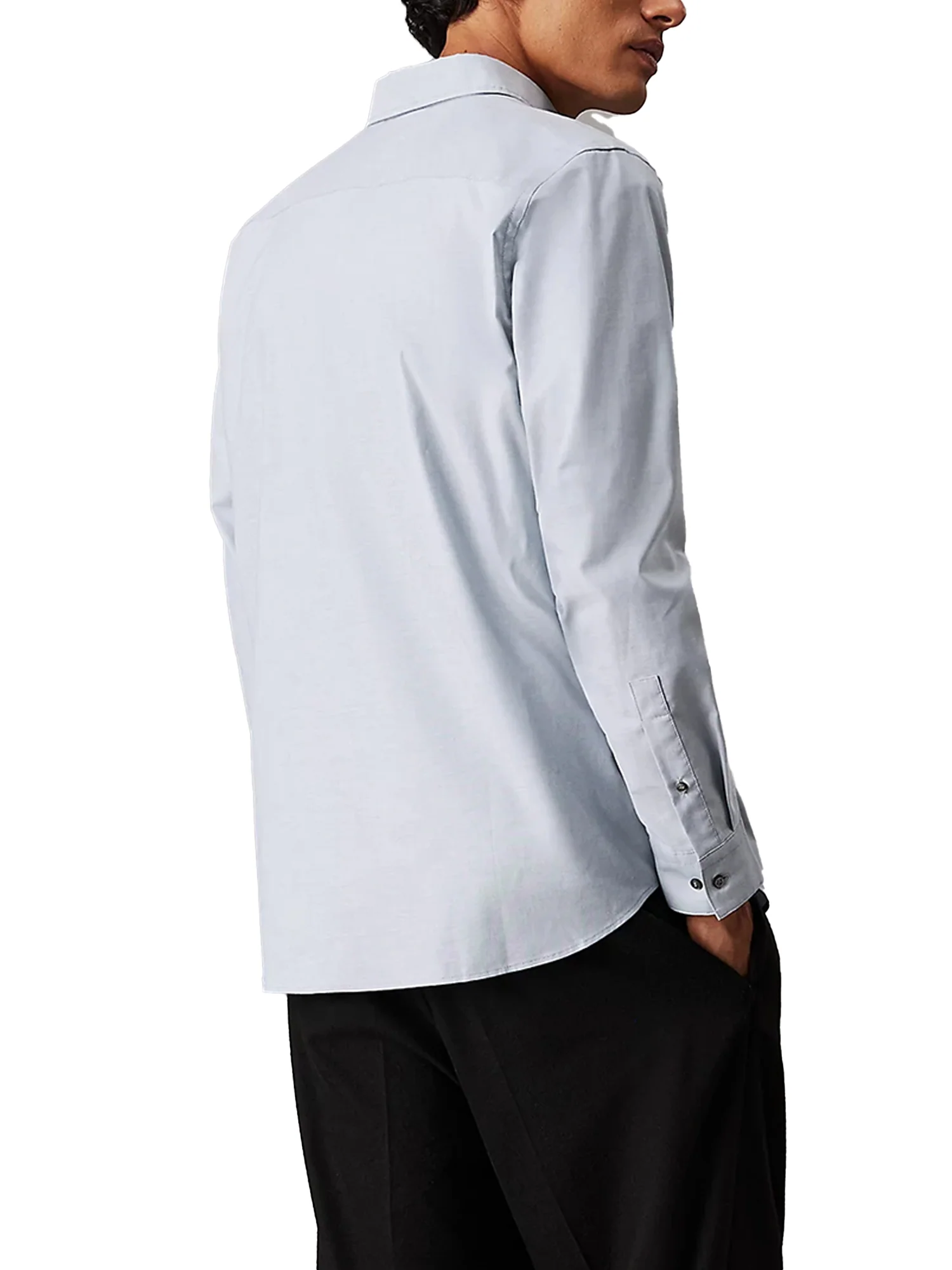 Camicia regular fit Oxford celeste - Image 3