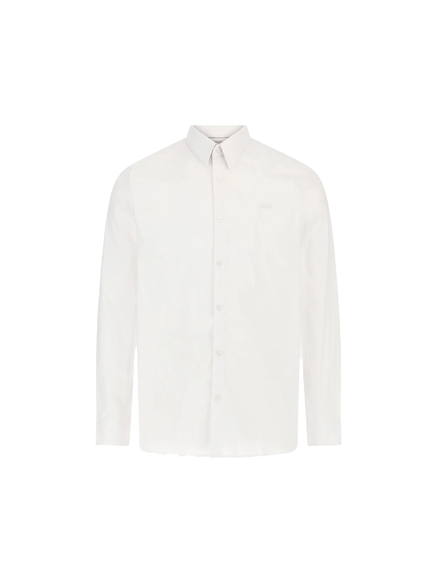 Camicia Sunset tech con tasca sul petto bianco - Image 5