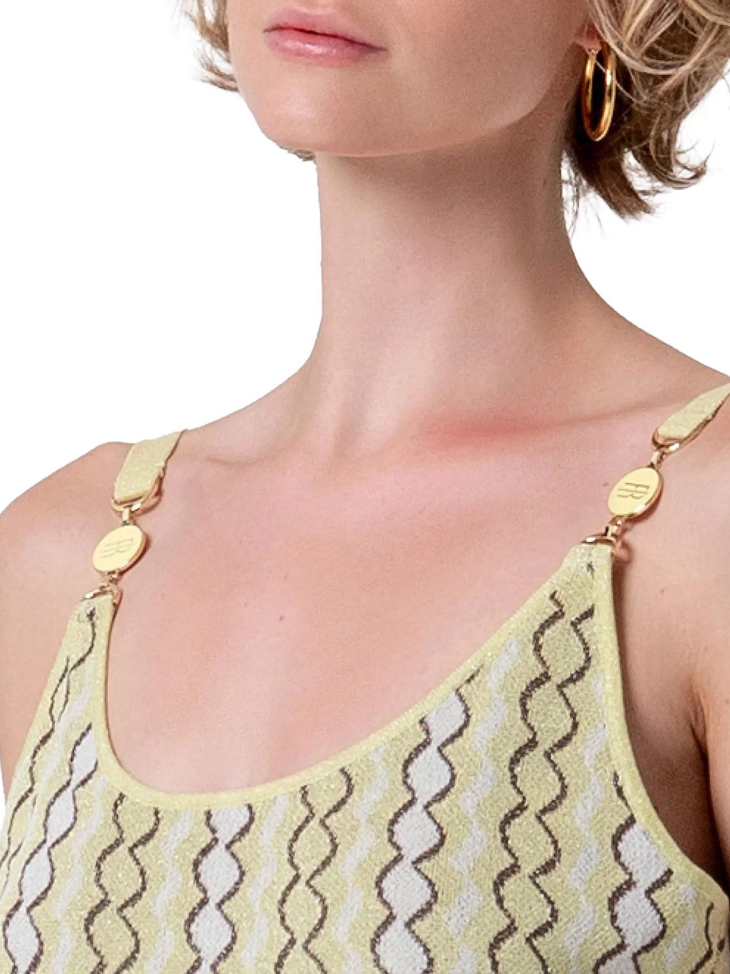 Canotta Fracomina Donna in maglia multicolor - Image 3