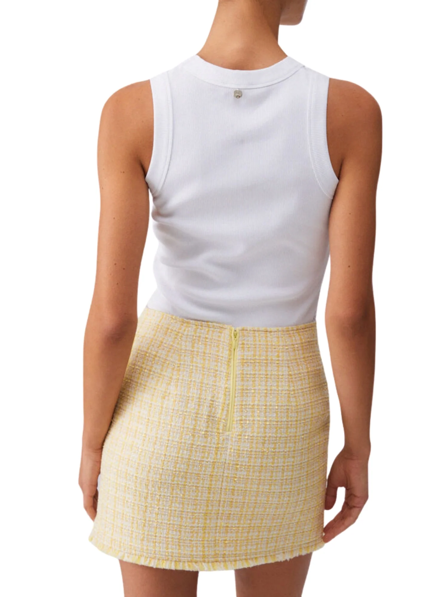 Canotta Liu Jo donna modello Round Flow Sequins bianco - Image 2