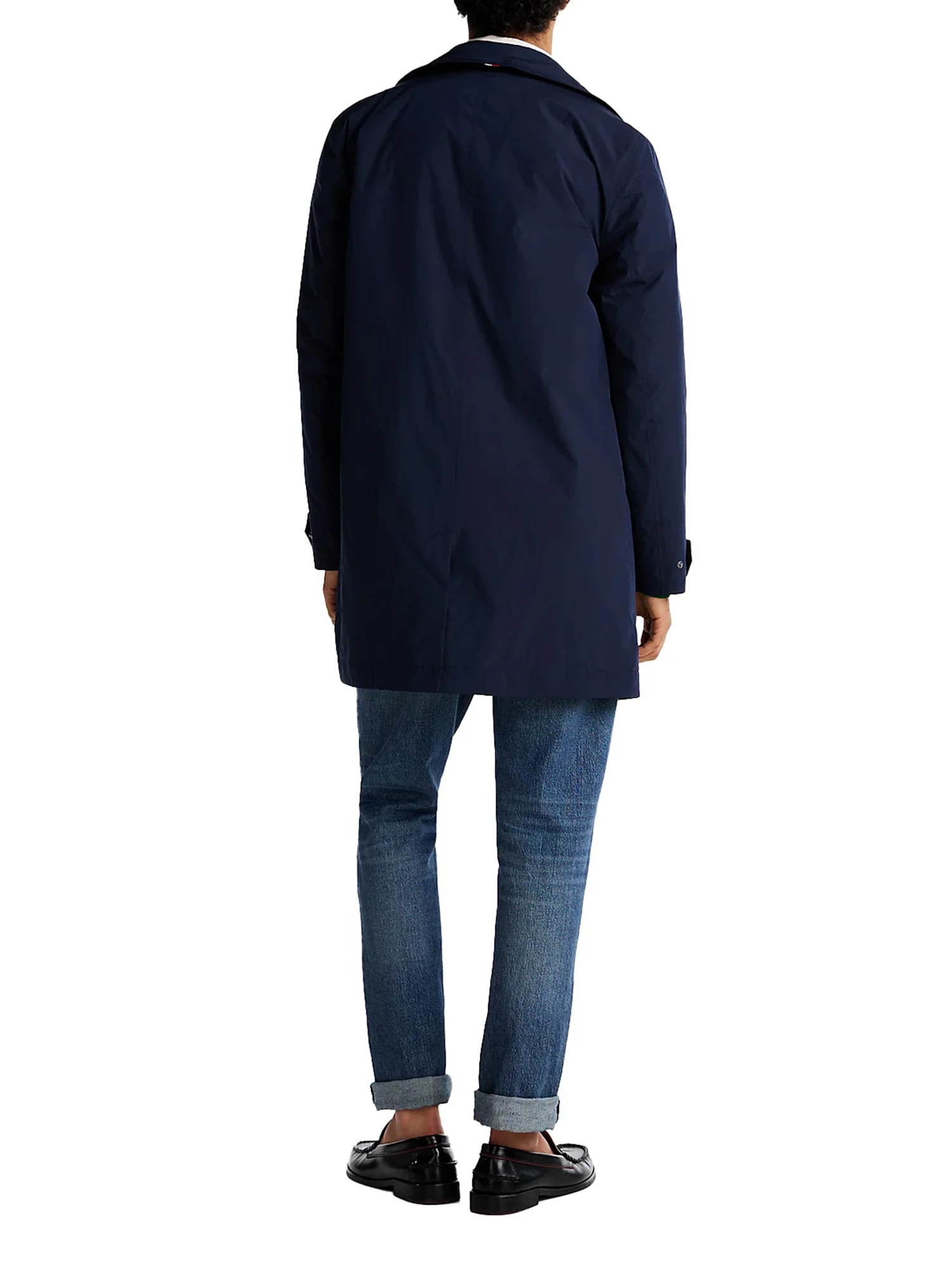 Cappotto idrorepellente ripiegabile blu - Image 2