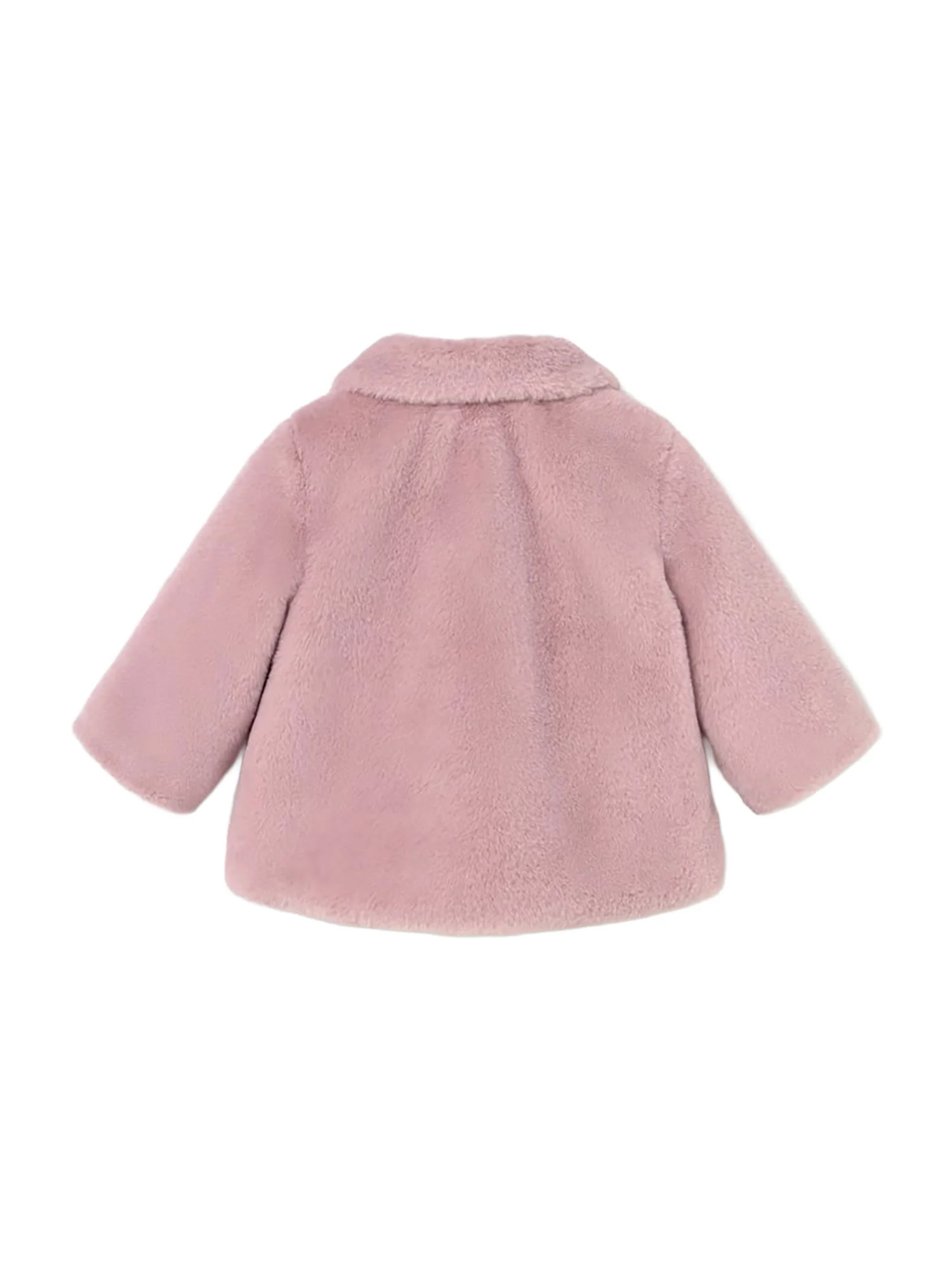 Cappotto pelliccia Mayoral neonata rosa - Image 2
