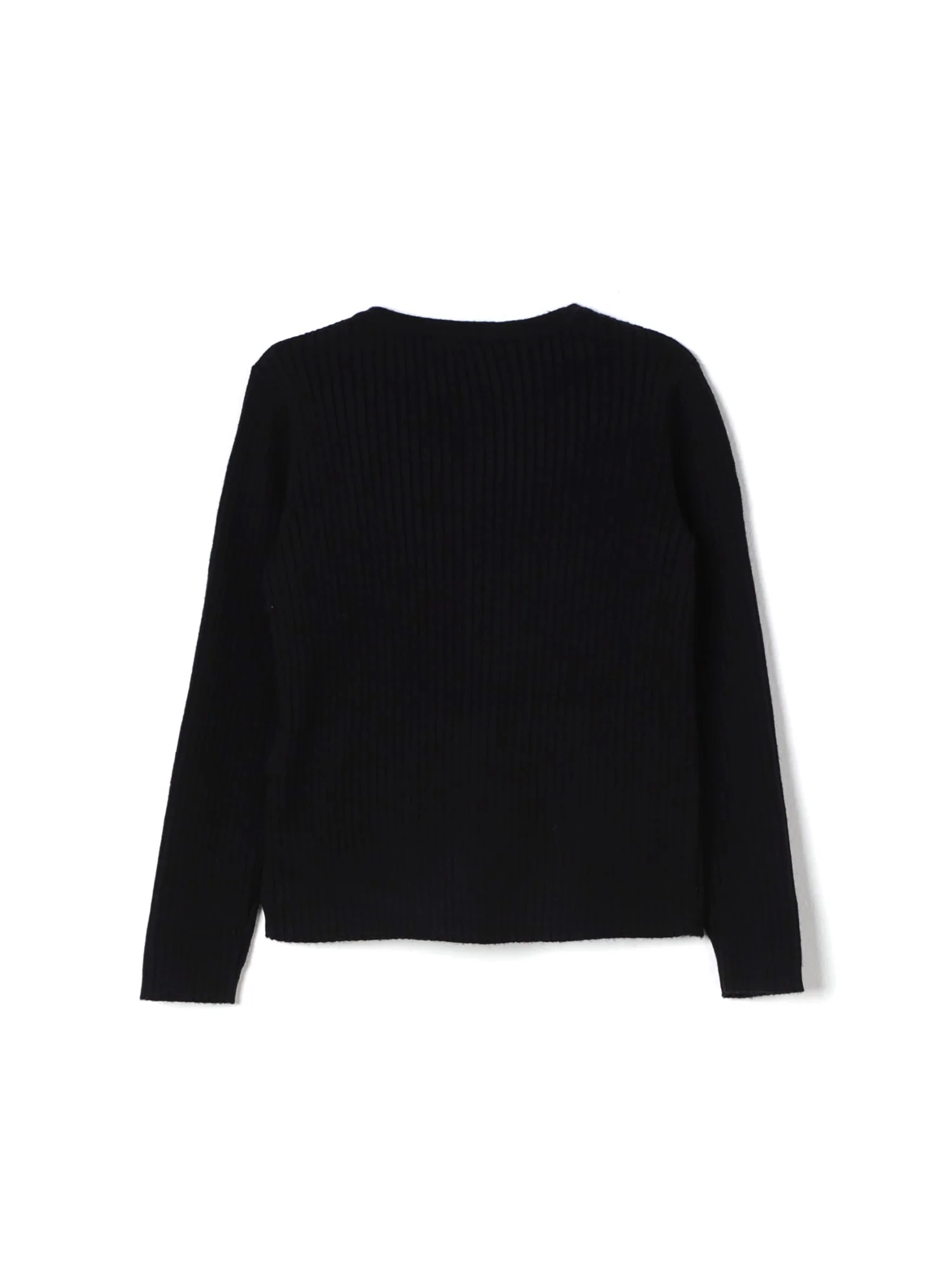 Cardigan dettaglio fiocchi nero - Image 2