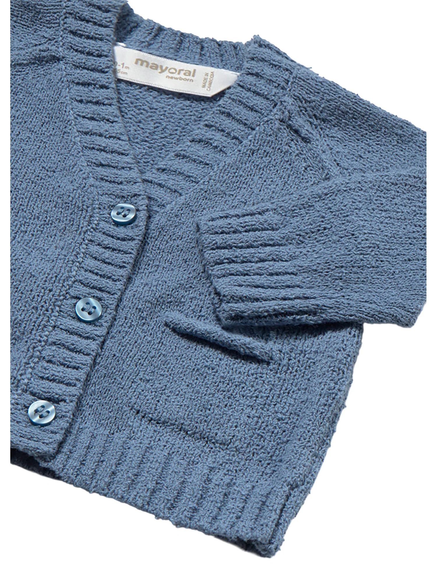 Cardigan Mayoral Neonato scollo a V con cottoni tricot stellare - Image 3
