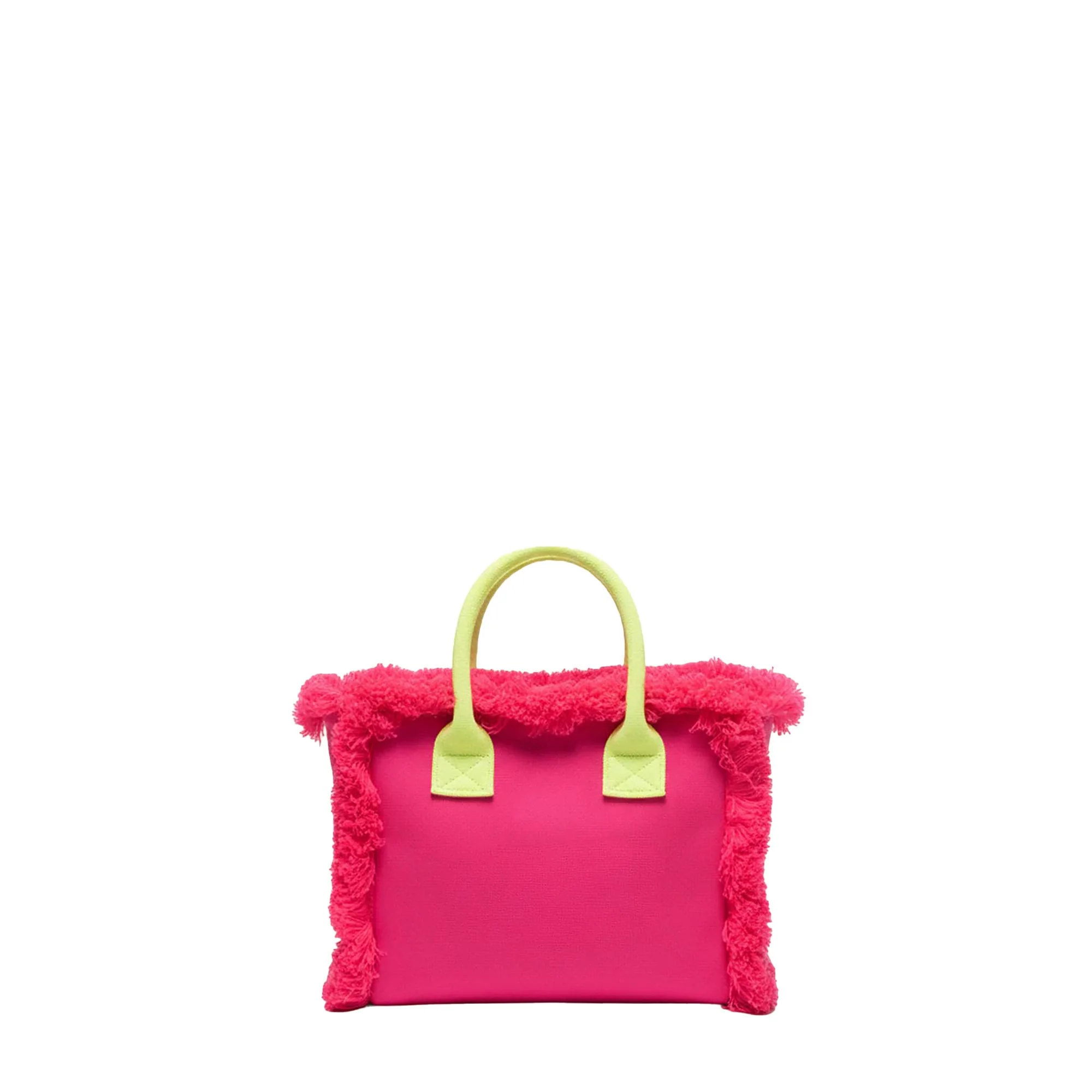 Borsa mare cesto F**k Donna giallo/fucsia - Image 3