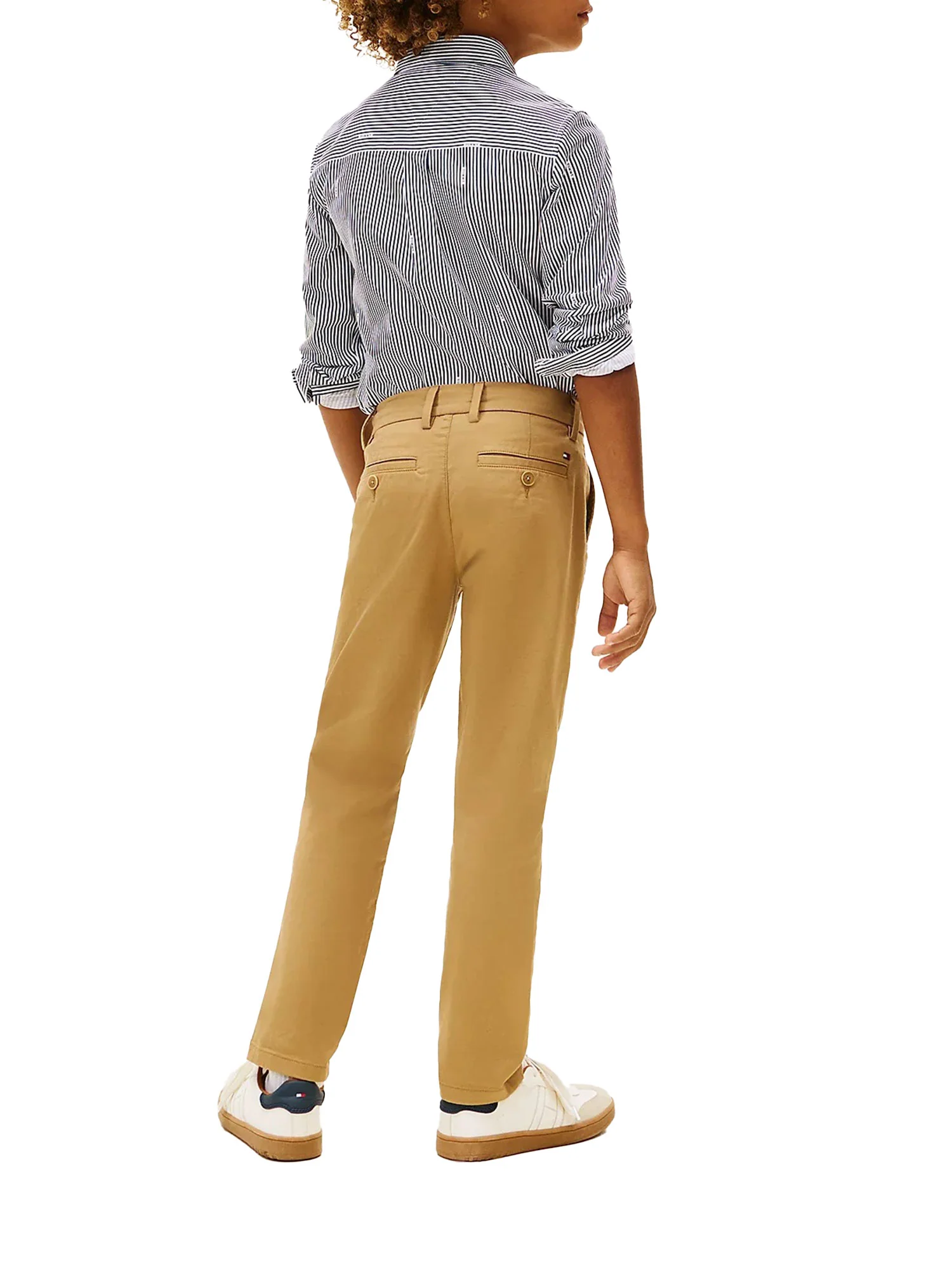 Pantalone chino Tommy Hilfigher Ragazzo 1985 cotone sabbia - Image 2