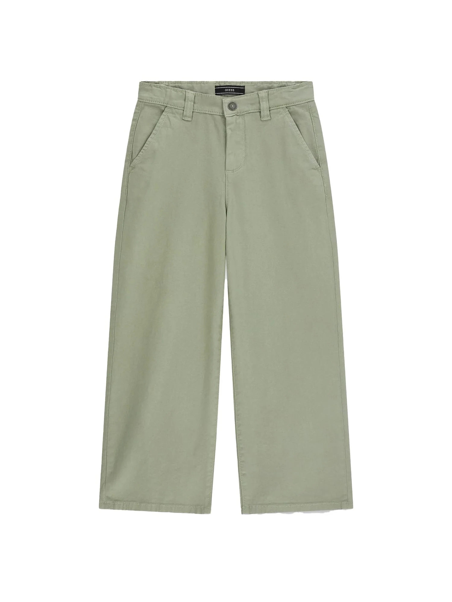 Pantalone chino Guess Ragazzo canvas oversize verde