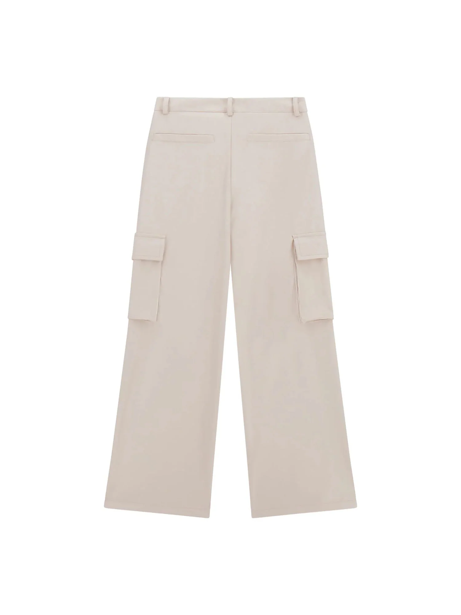 Pantalone chino cargo Guess ragazza in ecopelle beige - Image 2