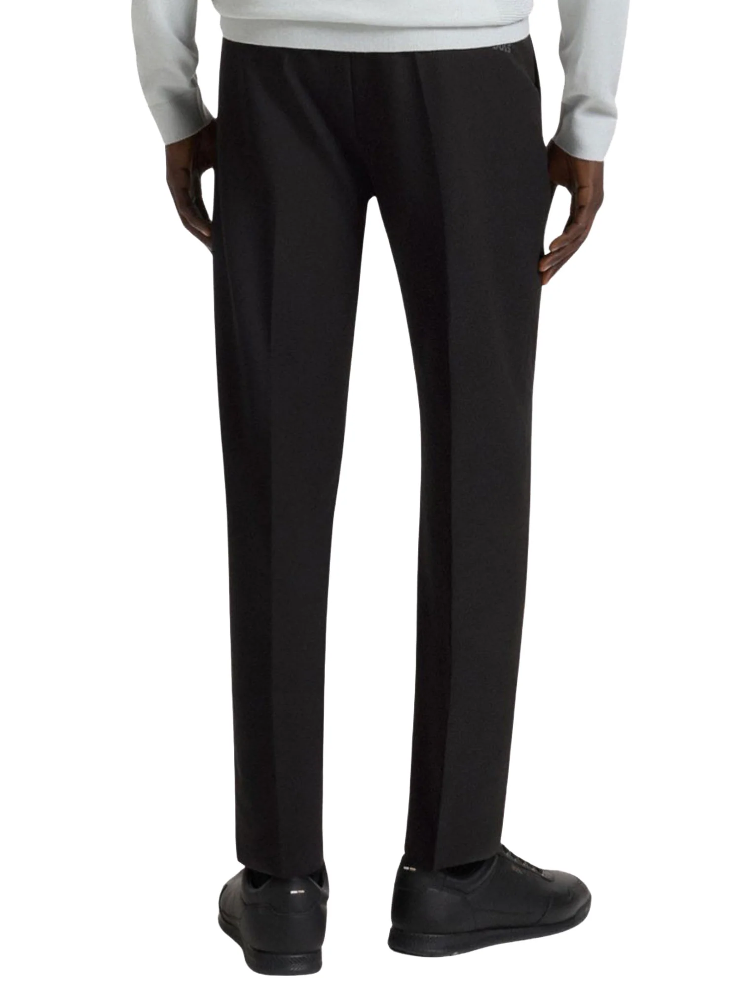 Chino Boss uomo Convert-Pleat nero - Image 2