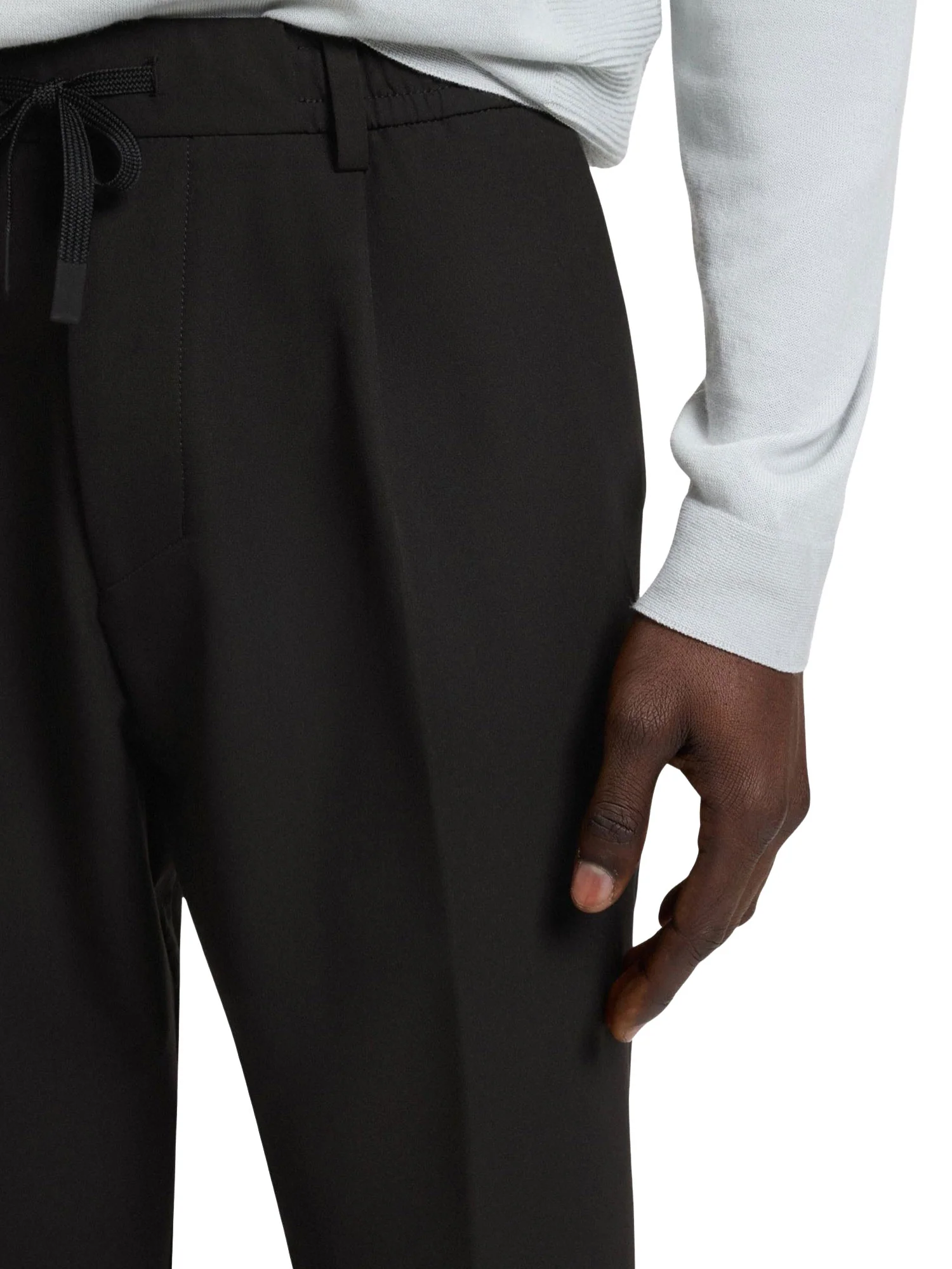 Chino Boss uomo Convert-Pleat nero - Image 3