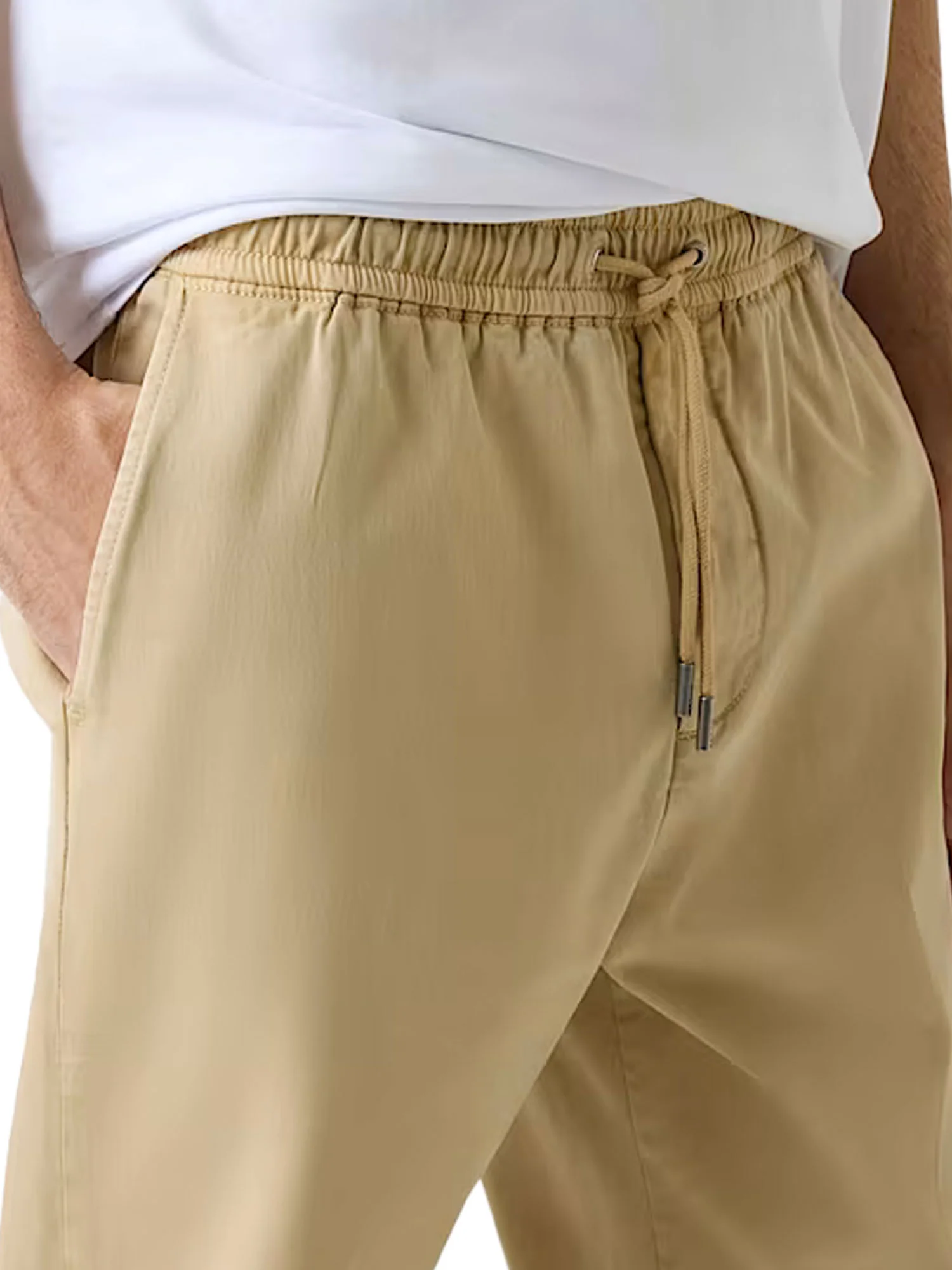 Chino Guess uomo con coulisse Axel sabbia - Image 3