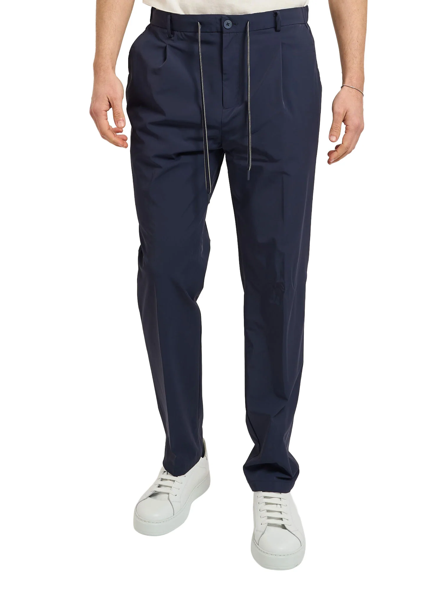 Chino Yes Zee Uomo coulisse Blu