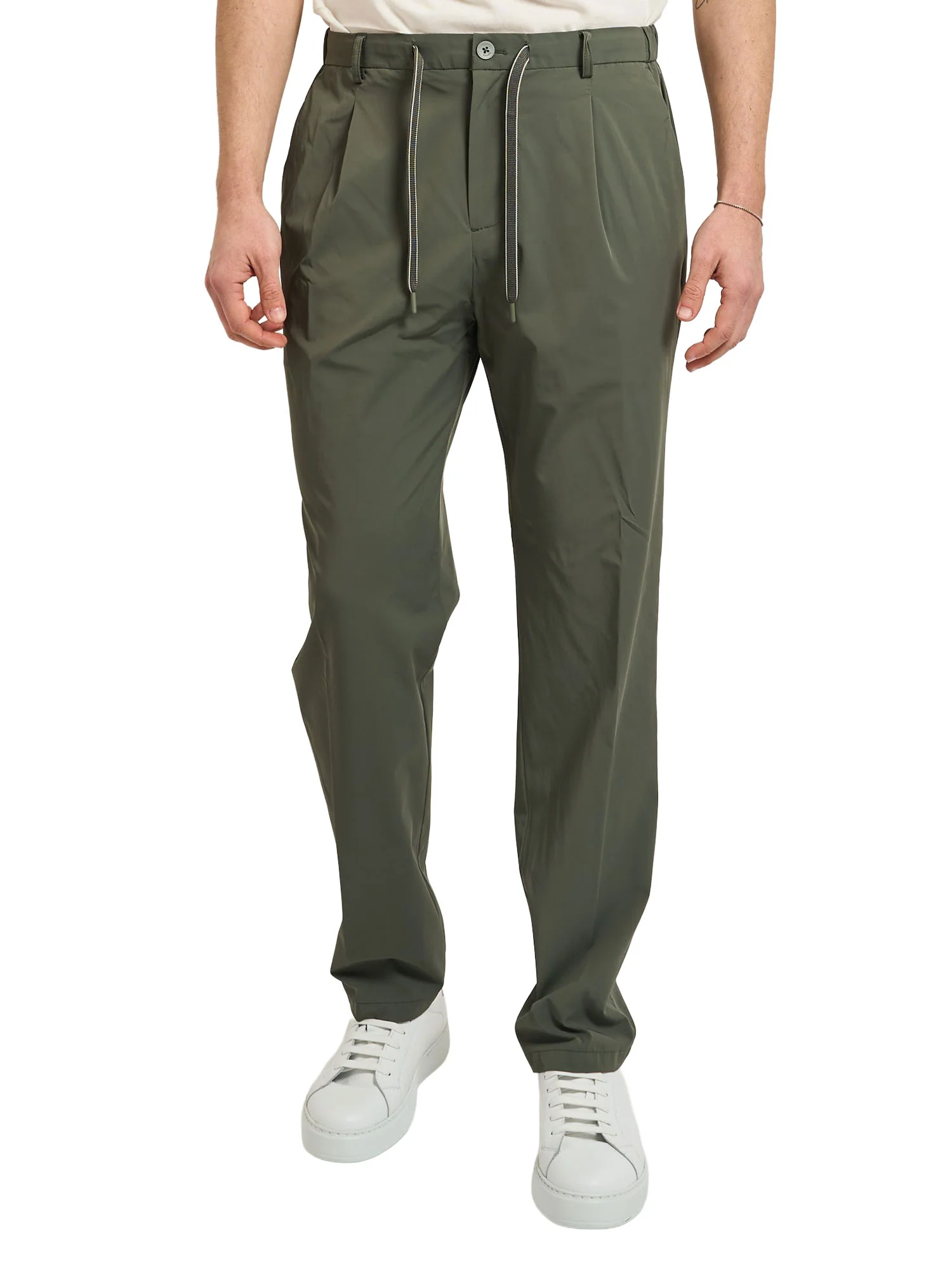 Chino Yes Zee Uomo coulisse Militare