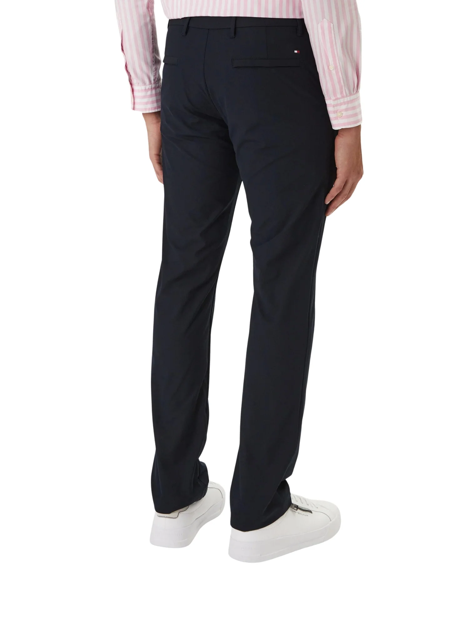 Pantalone chino Tommy Hilfiger modello denton knit tech blu - Image 2