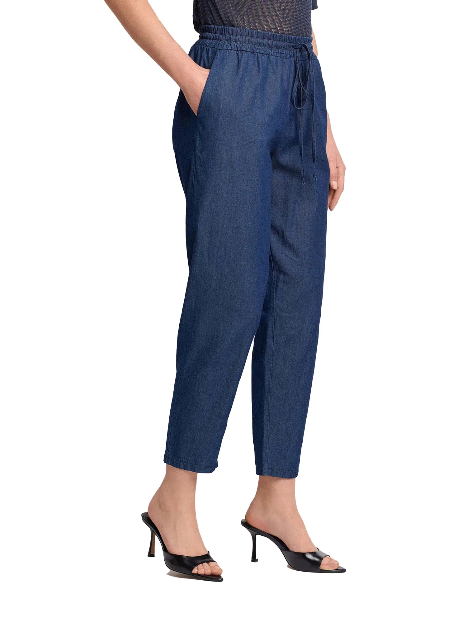 Pantalone chino jogging Kocca Donna chambray denim - Image 2