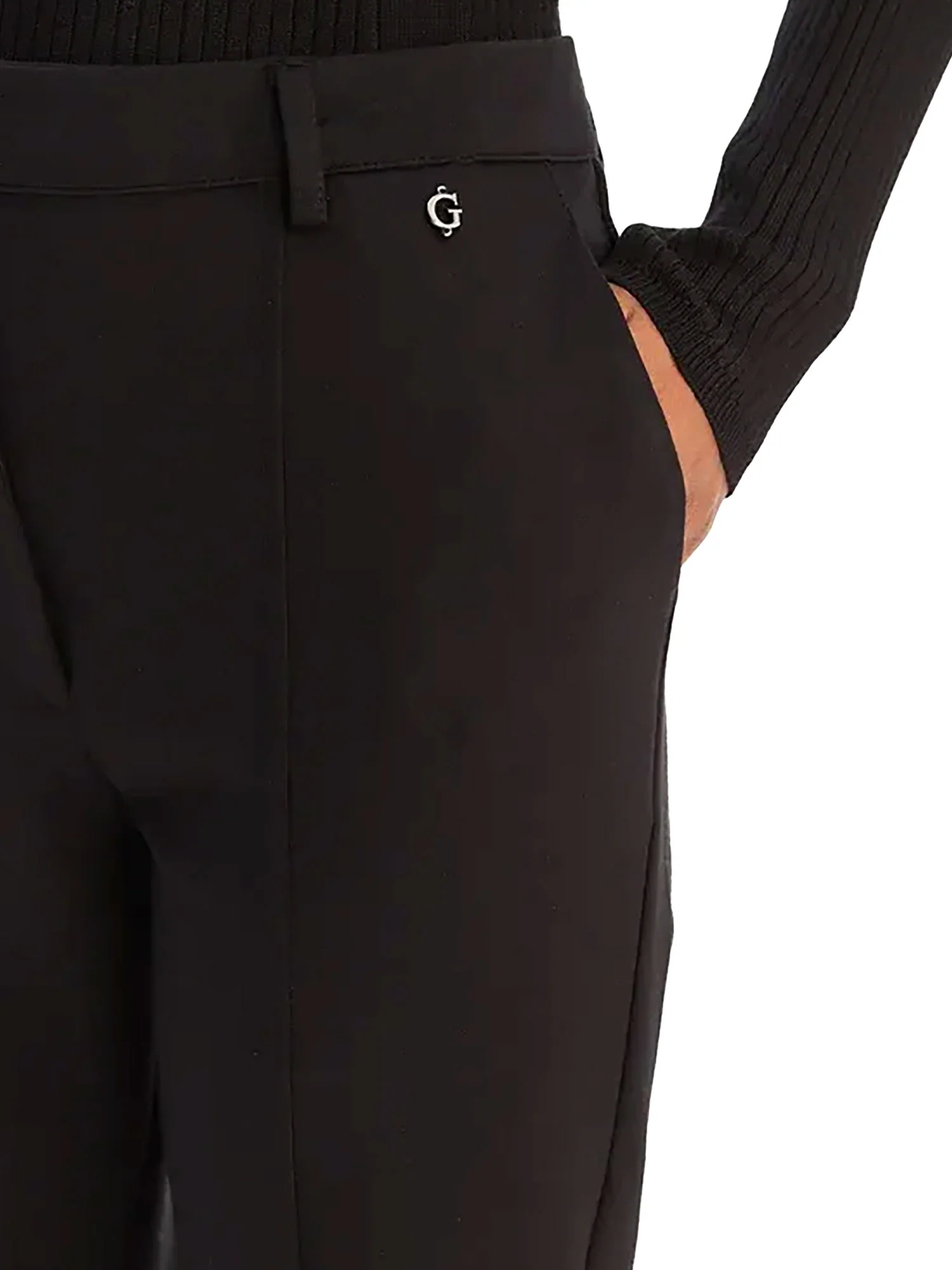 Pantalone Chino Guess Donna new zoe nero - Image 4