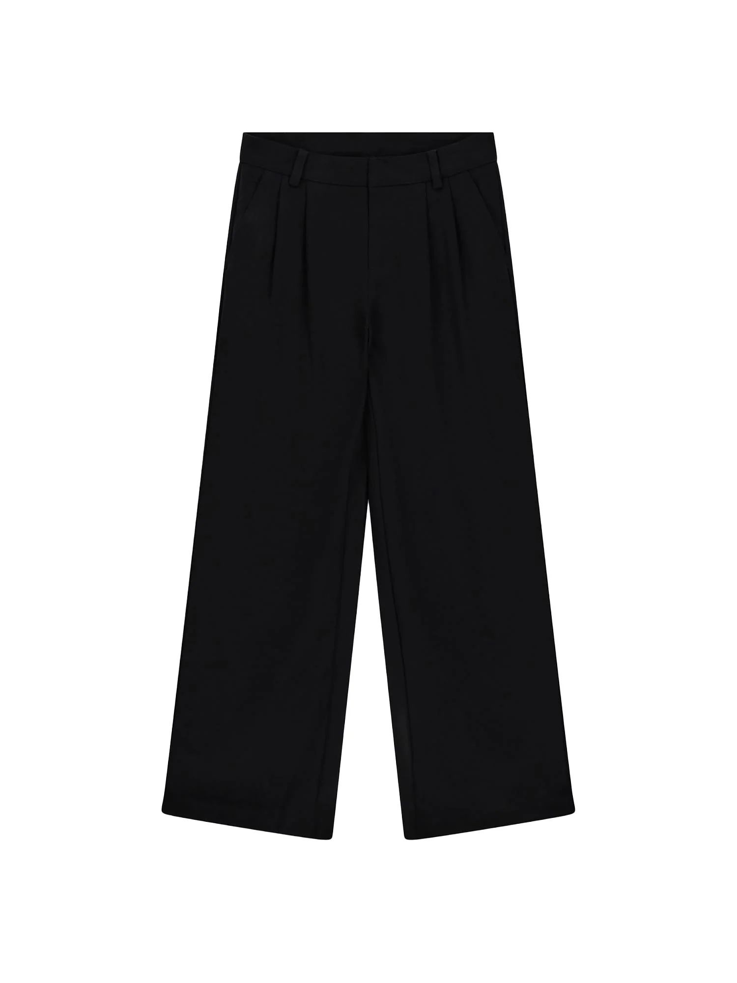 Pantalone chino Guess Ragazza a palazzo in twill nero