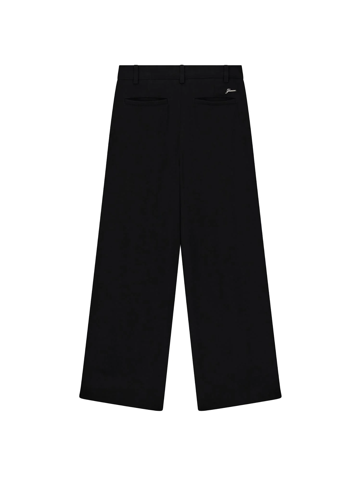 Pantalone chino Guess Ragazza a palazzo in twill nero - Image 2