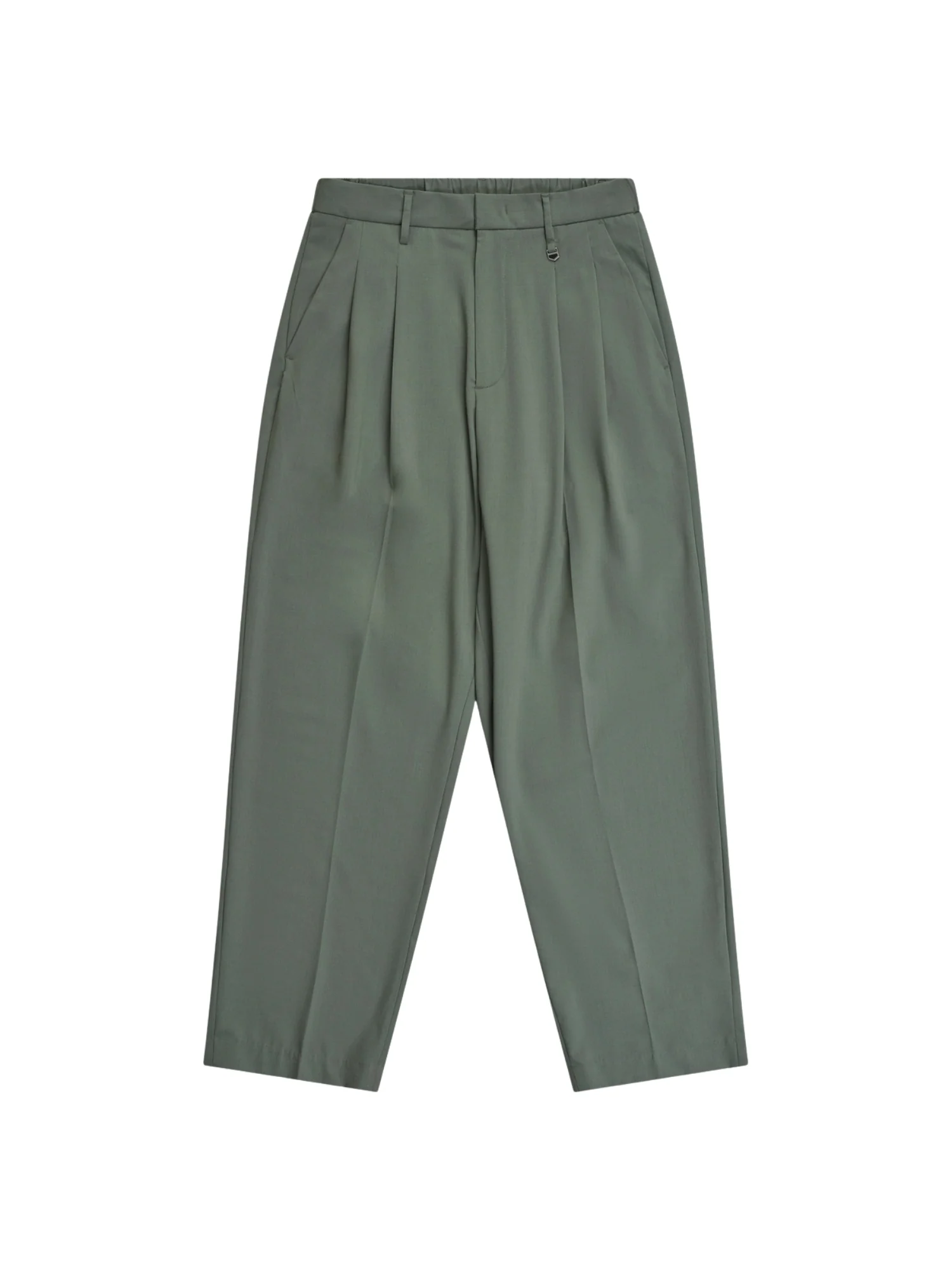 Chino con pences Antony Morato uomo modello Leon wide leg verde agave