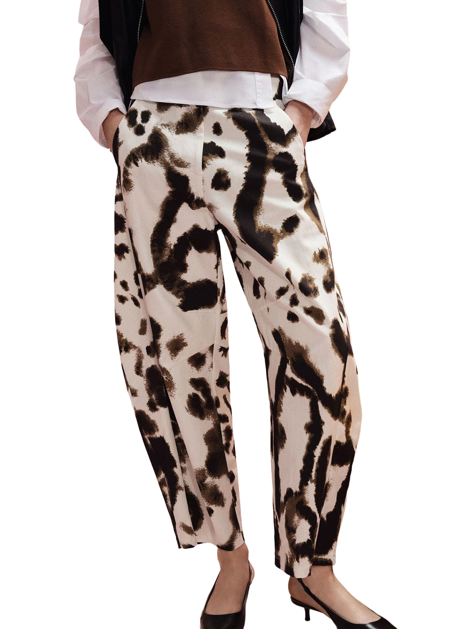 Chino Imperial Donna palazzo stampato Animalier
