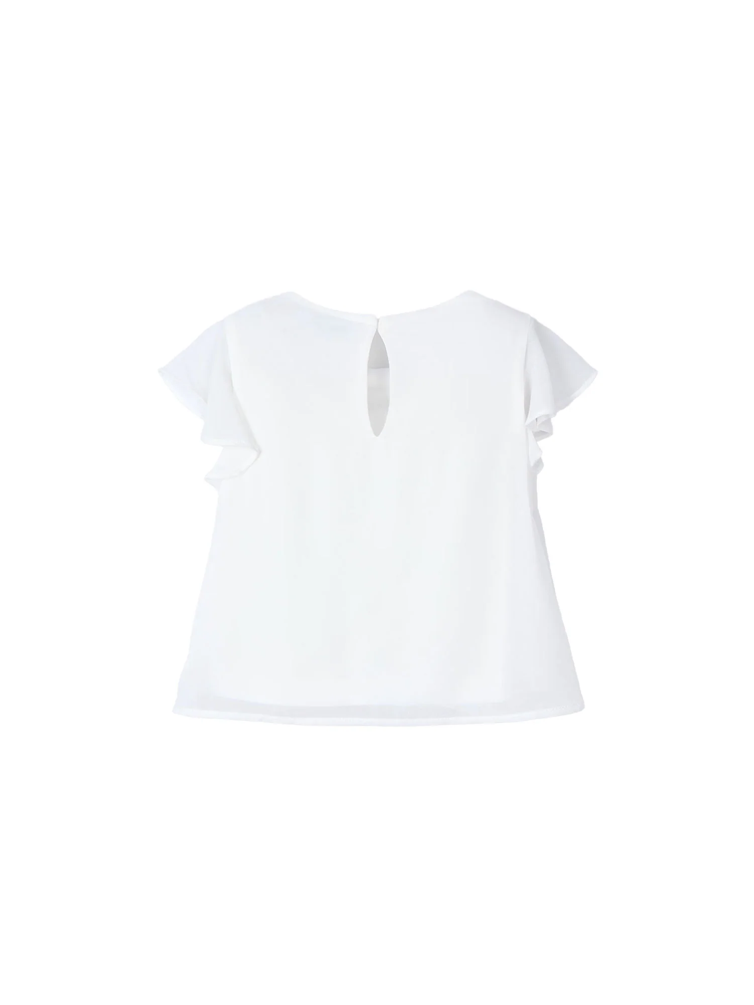 Completo due pezzi (blusa+short) poly bianco/celeste - Image 129