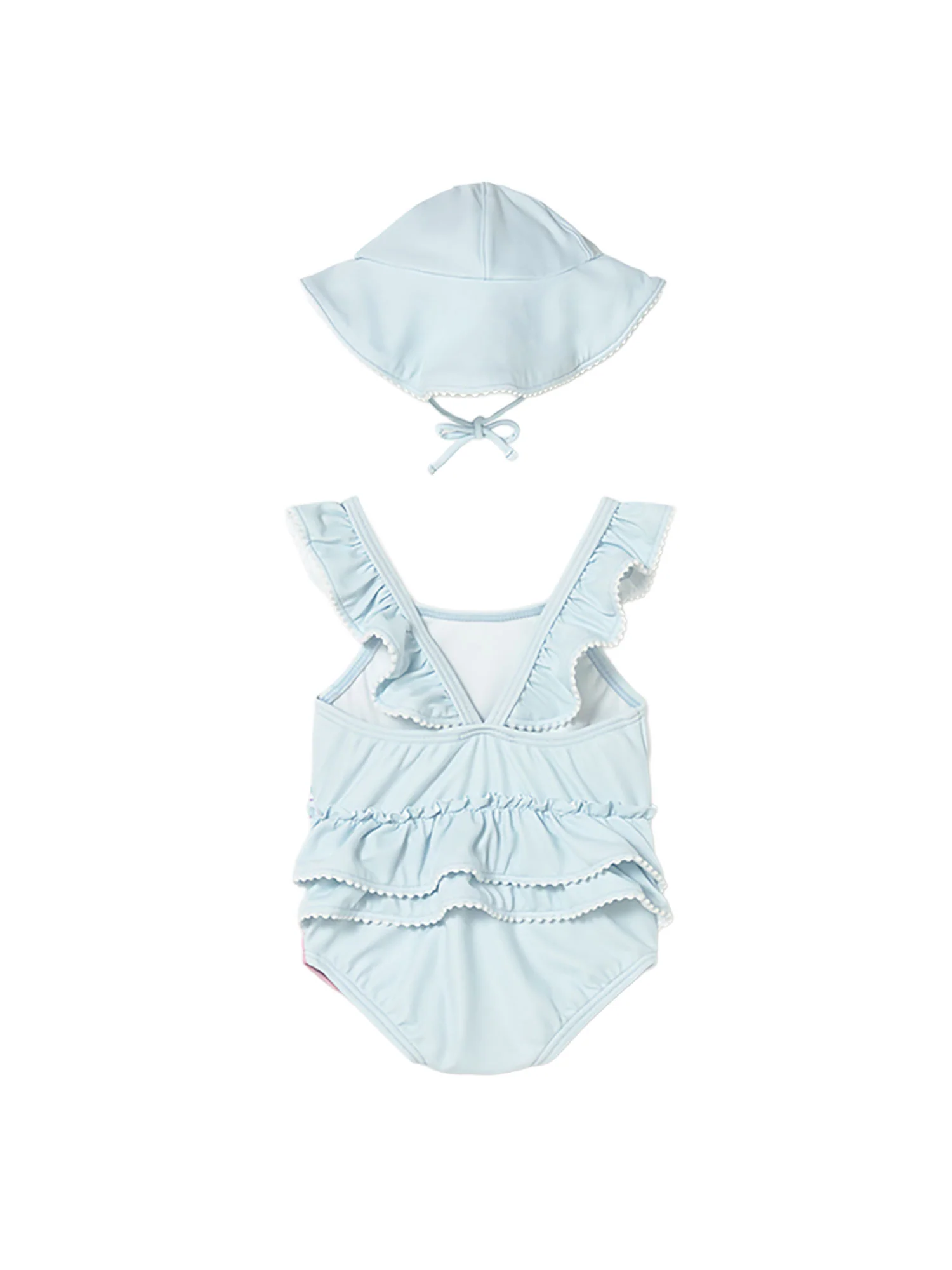 Completo Mayoral Neonata monokini e cappello hawaii - Image 2