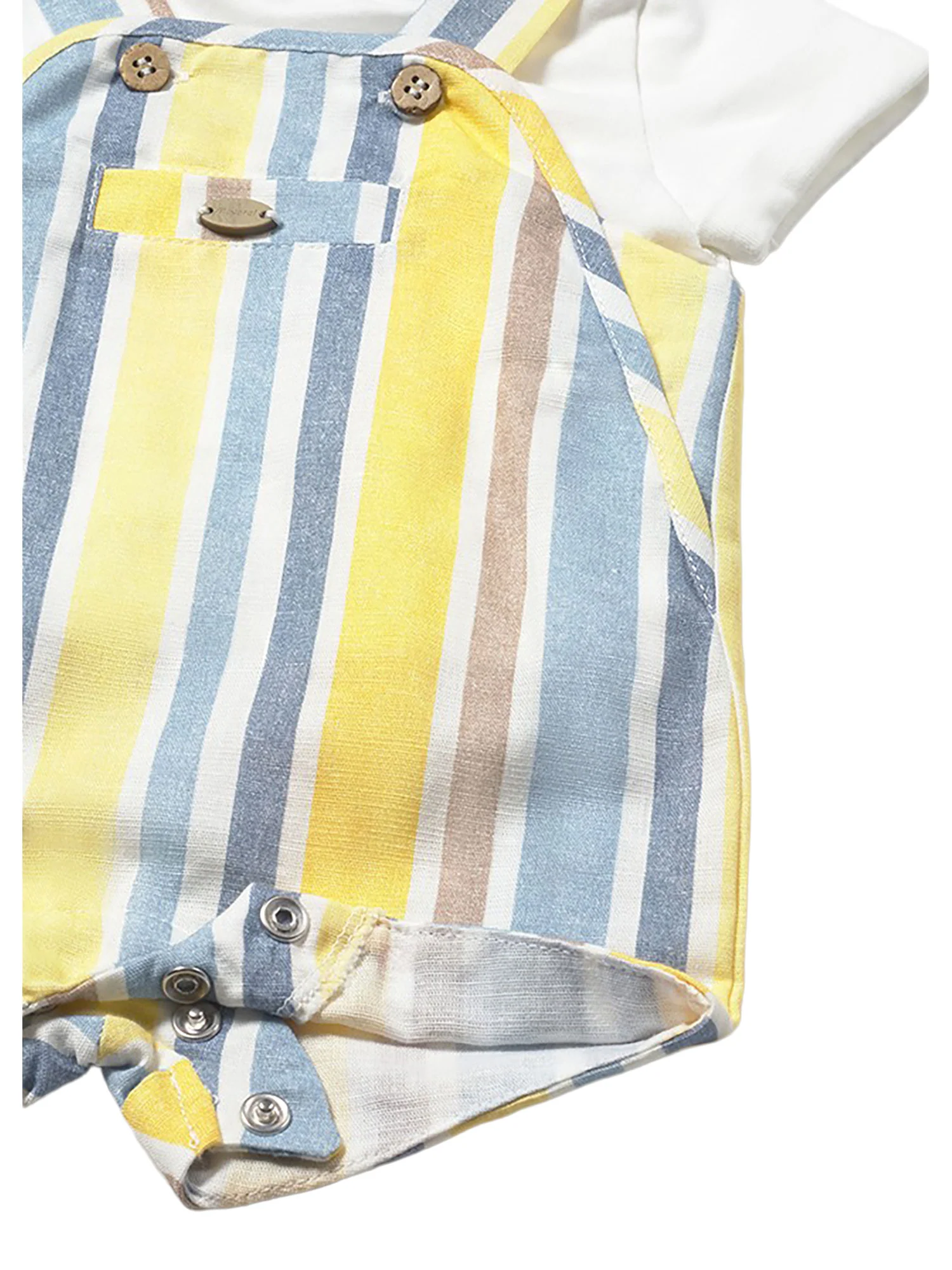Completo Mayoral Neonato t-shirt e salopette elegante savana - Image 3