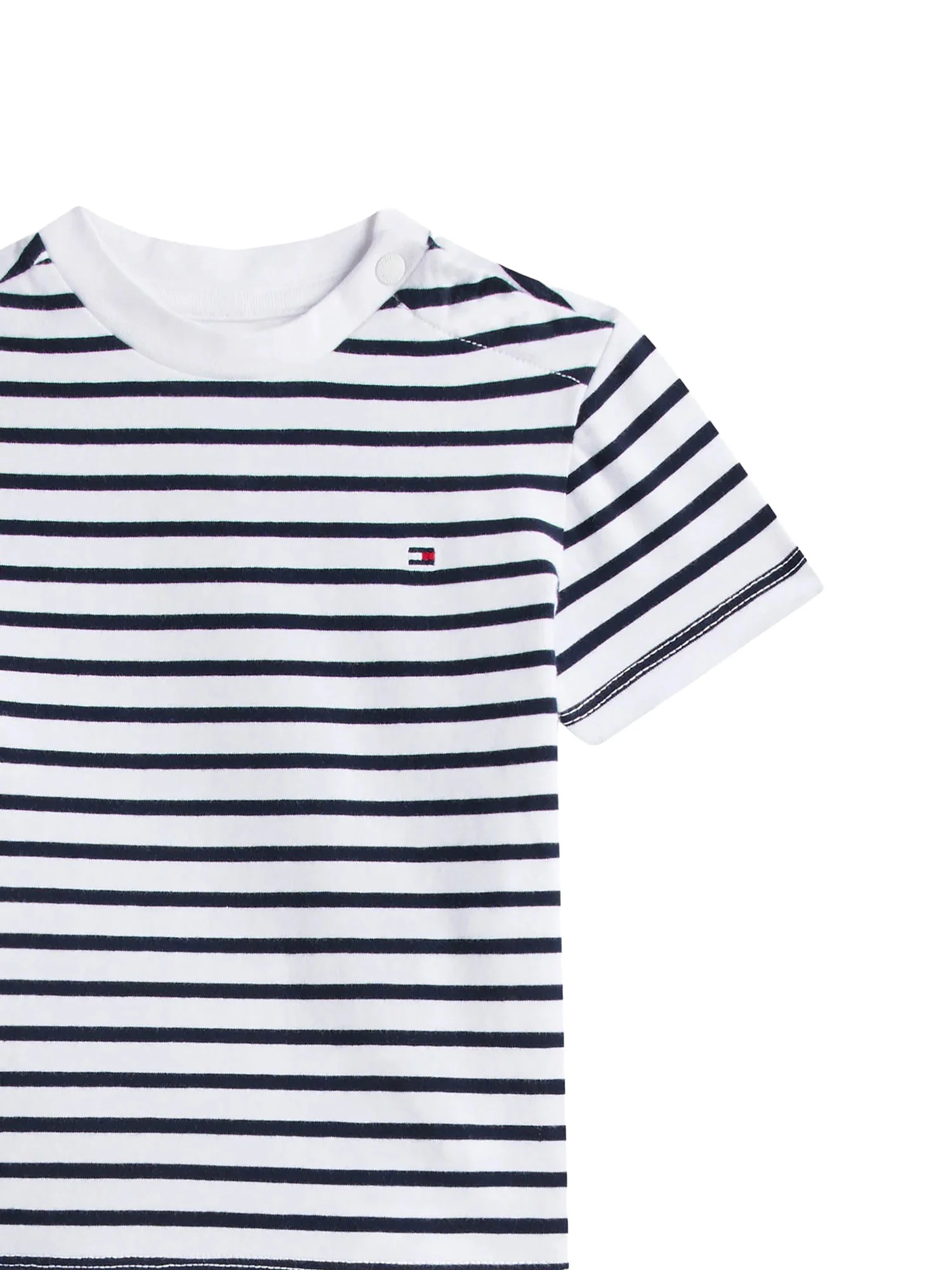 Completo due pezzi Tommy Hilfigher Neonato essn stripe blu - Image 3