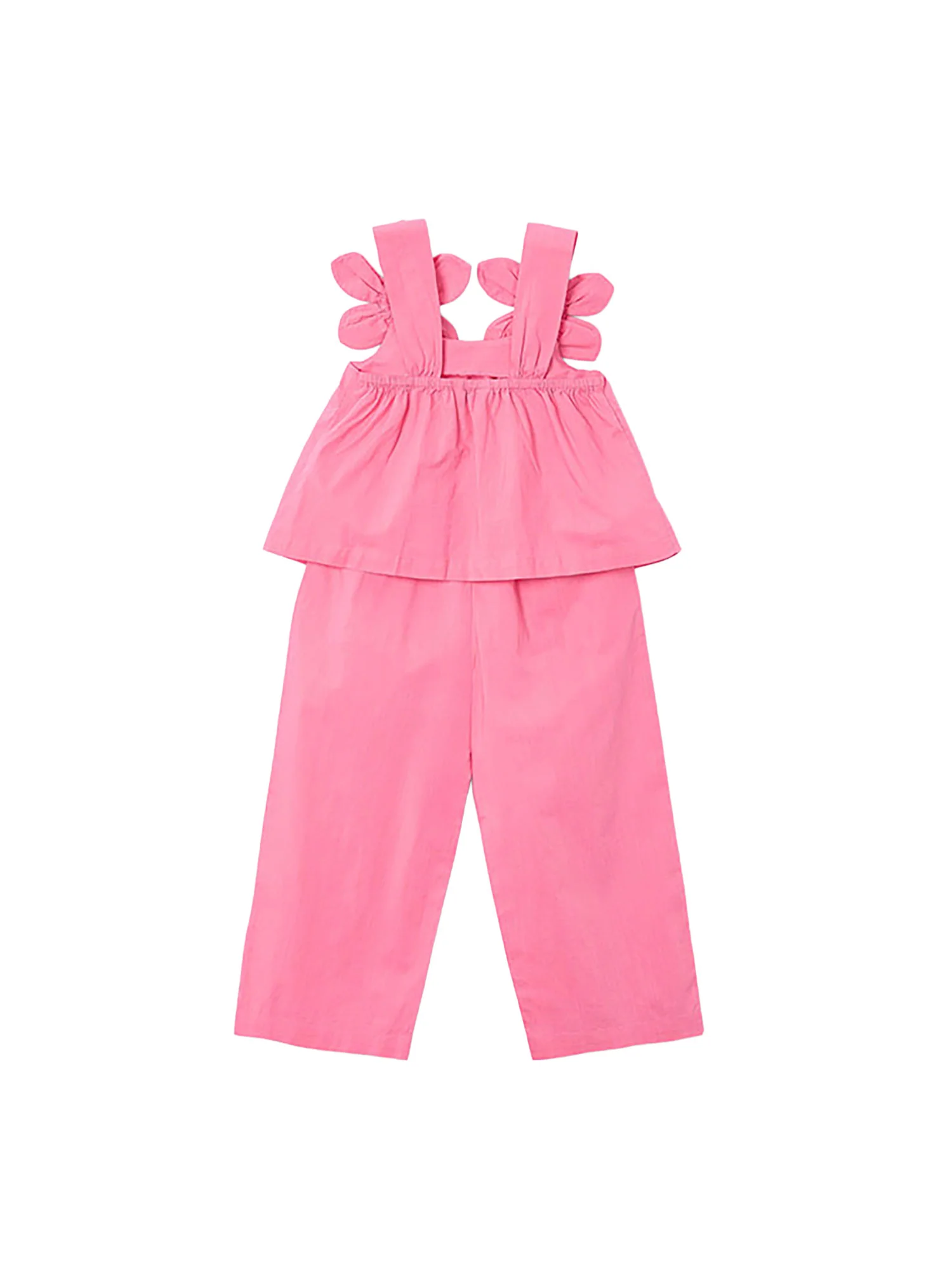 Completo Mayoral Bambina top e pantaloni con applicazione fiori geranio - Image 2