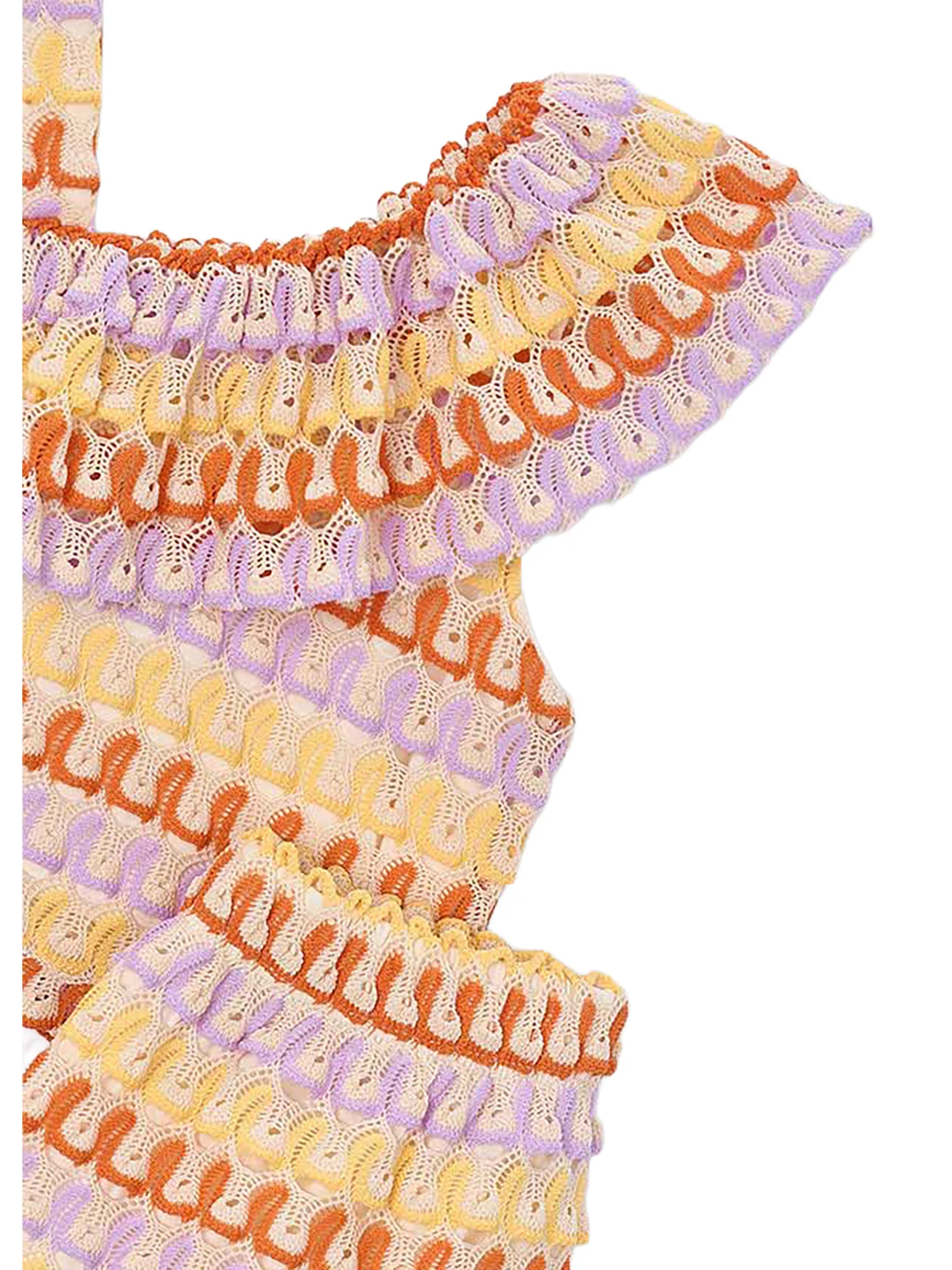 Completo Mayoral Bambina top e shorts fantasia lilla - Image 3