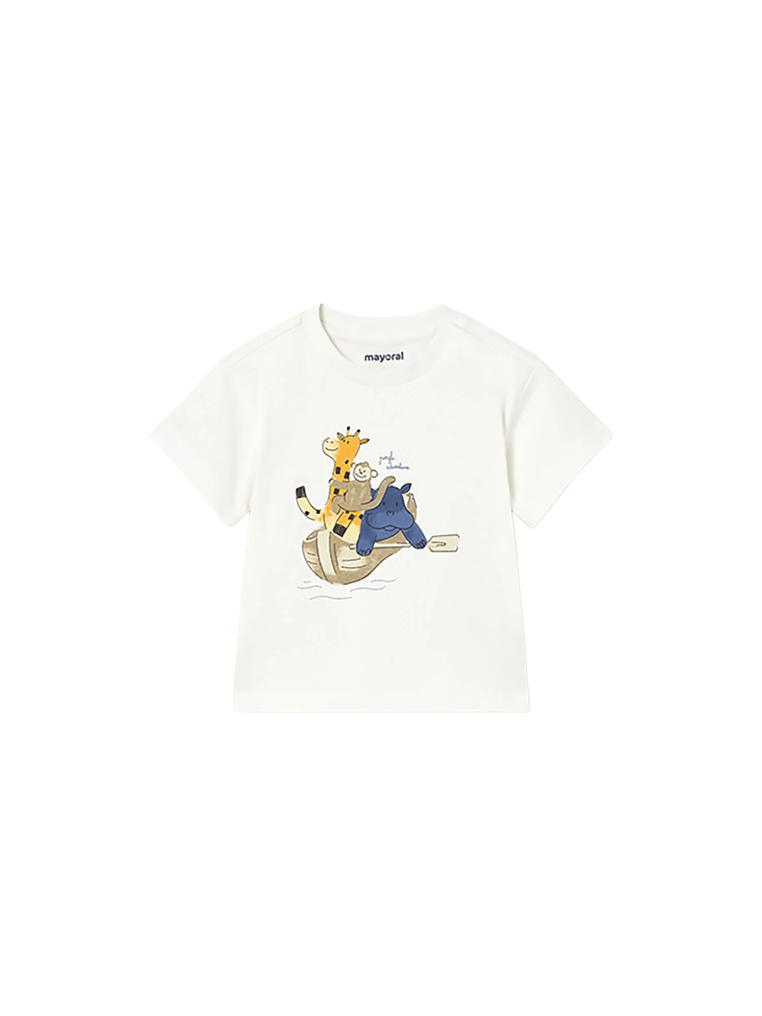 Completo Mayoral Bambino felpa, t-shirt e pantalone animals pesca - Image 2