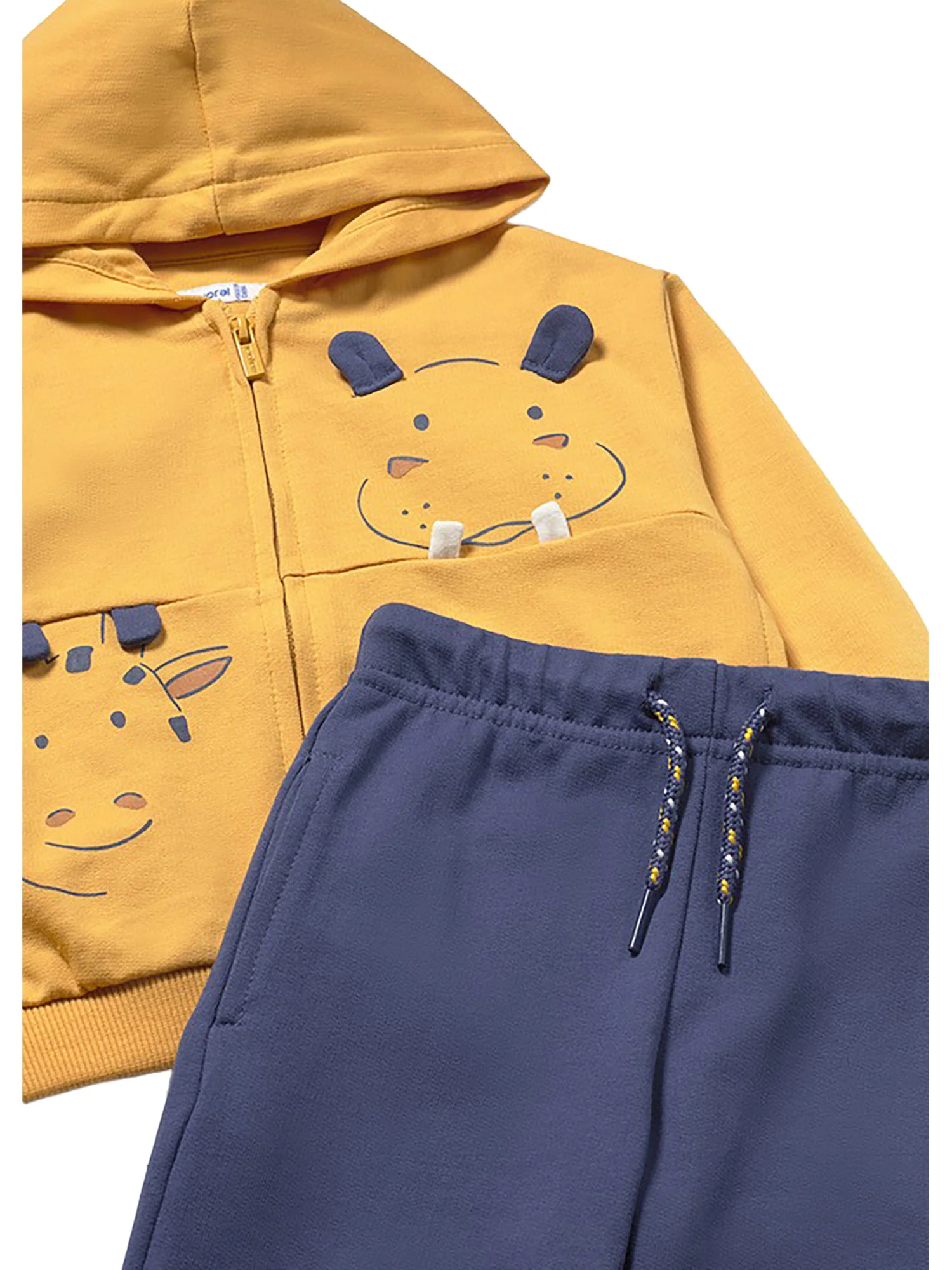 Completo Mayoral Bambino felpa, t-shirt e pantalone animals pesca - Image 4