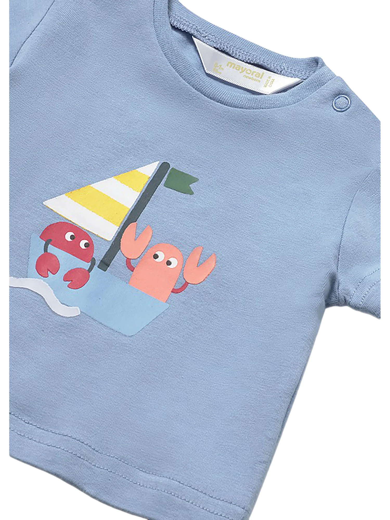 Completo Mayoral Neonato t-shirt, boxer mare e cappello veliero - Image 3