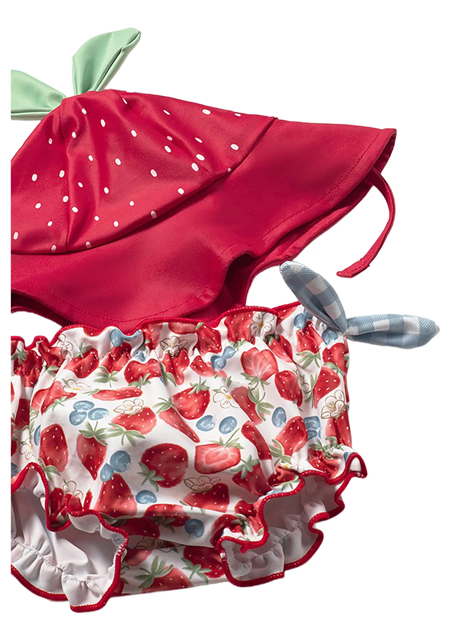 Completo Mayoral Neonata top, shorts e cappello mare rosso - Image 4