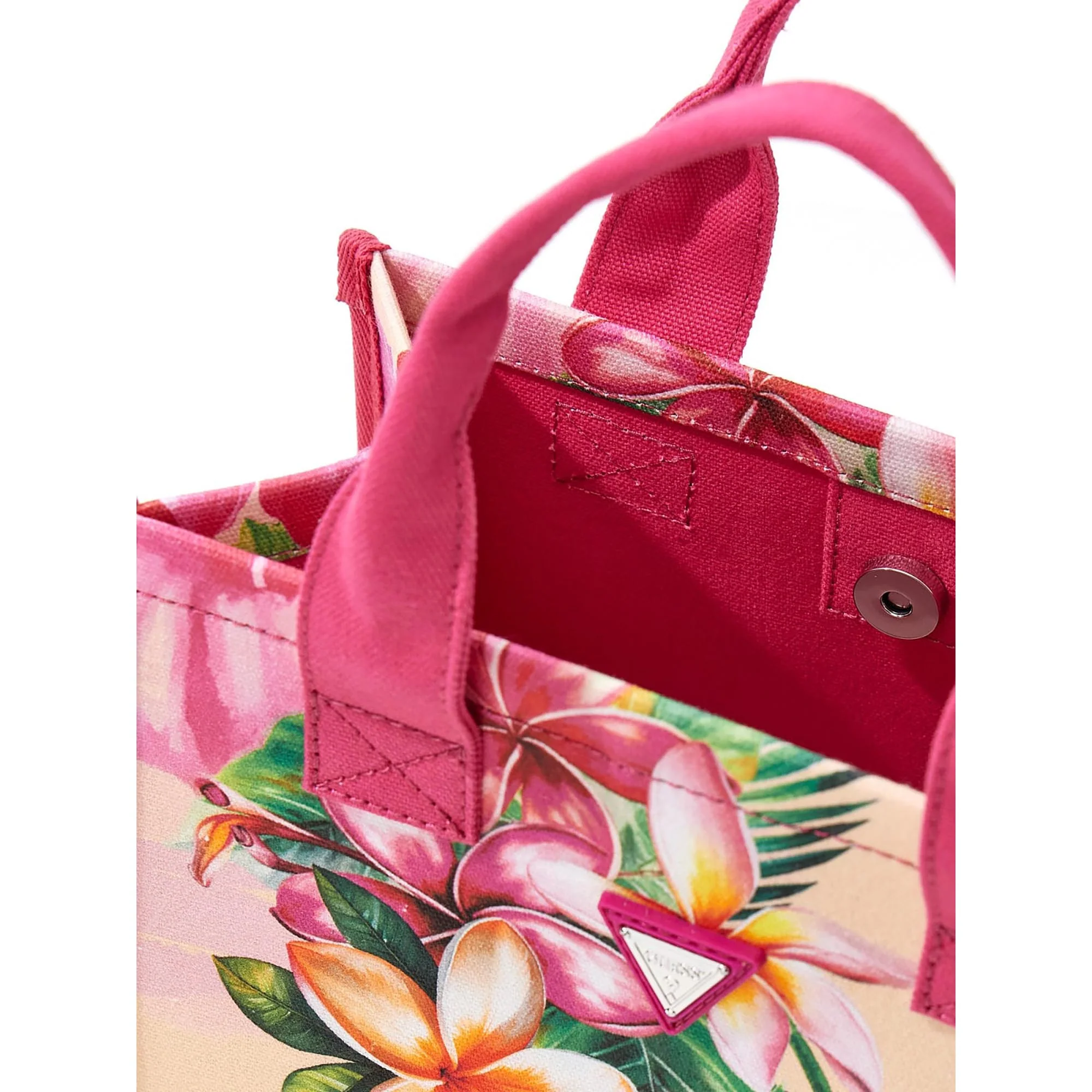 Borsa mare Guess Ragazza stampa hibiscus oasis - Image 3
