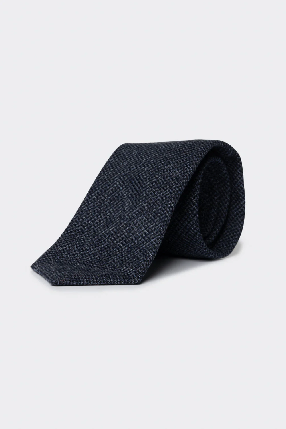 Cravatta pied de poule blu