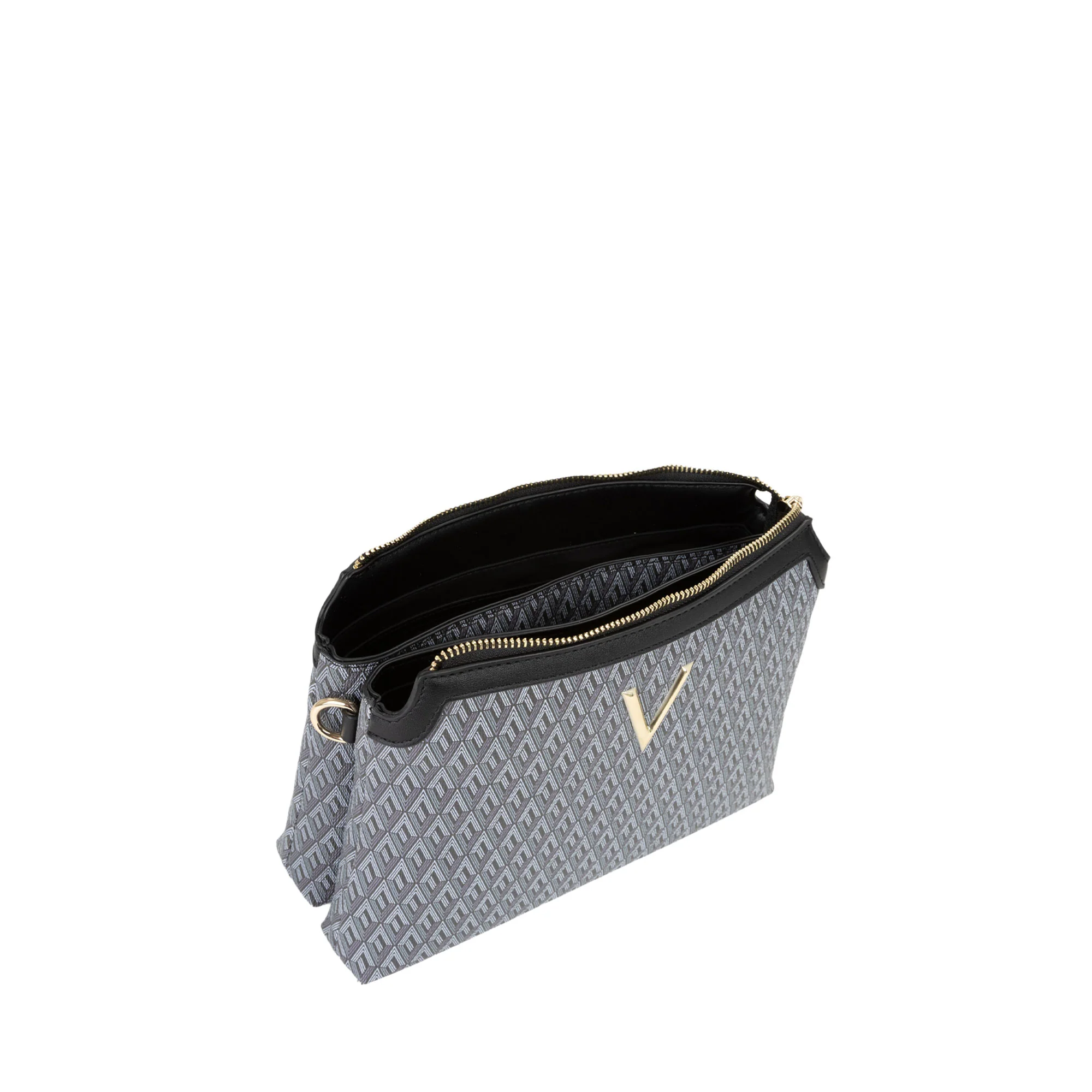 Borsa a tracolla Valentino donna queen re nero multi - Image 4