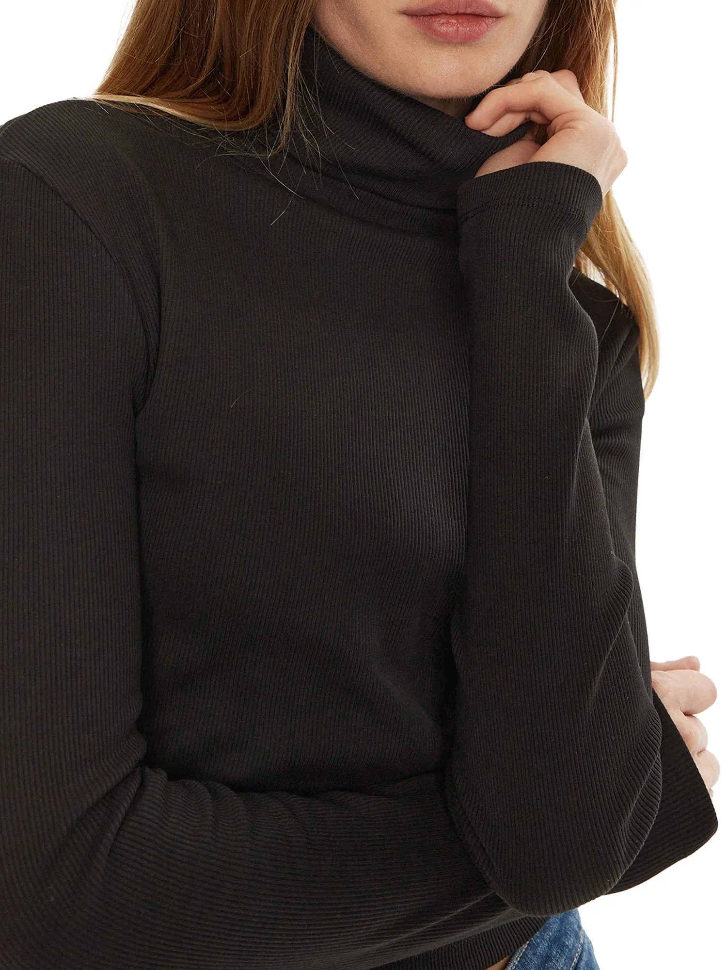 Dolcevita regular con logo nero - Image 3
