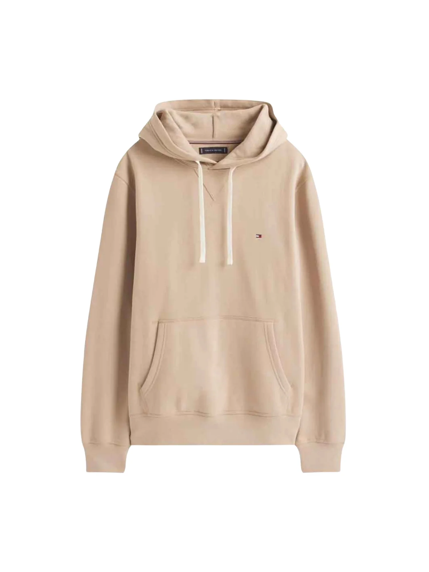 Felpa con cappuccio Tommy Hilfiger modello essential seasonal beige - Image 3