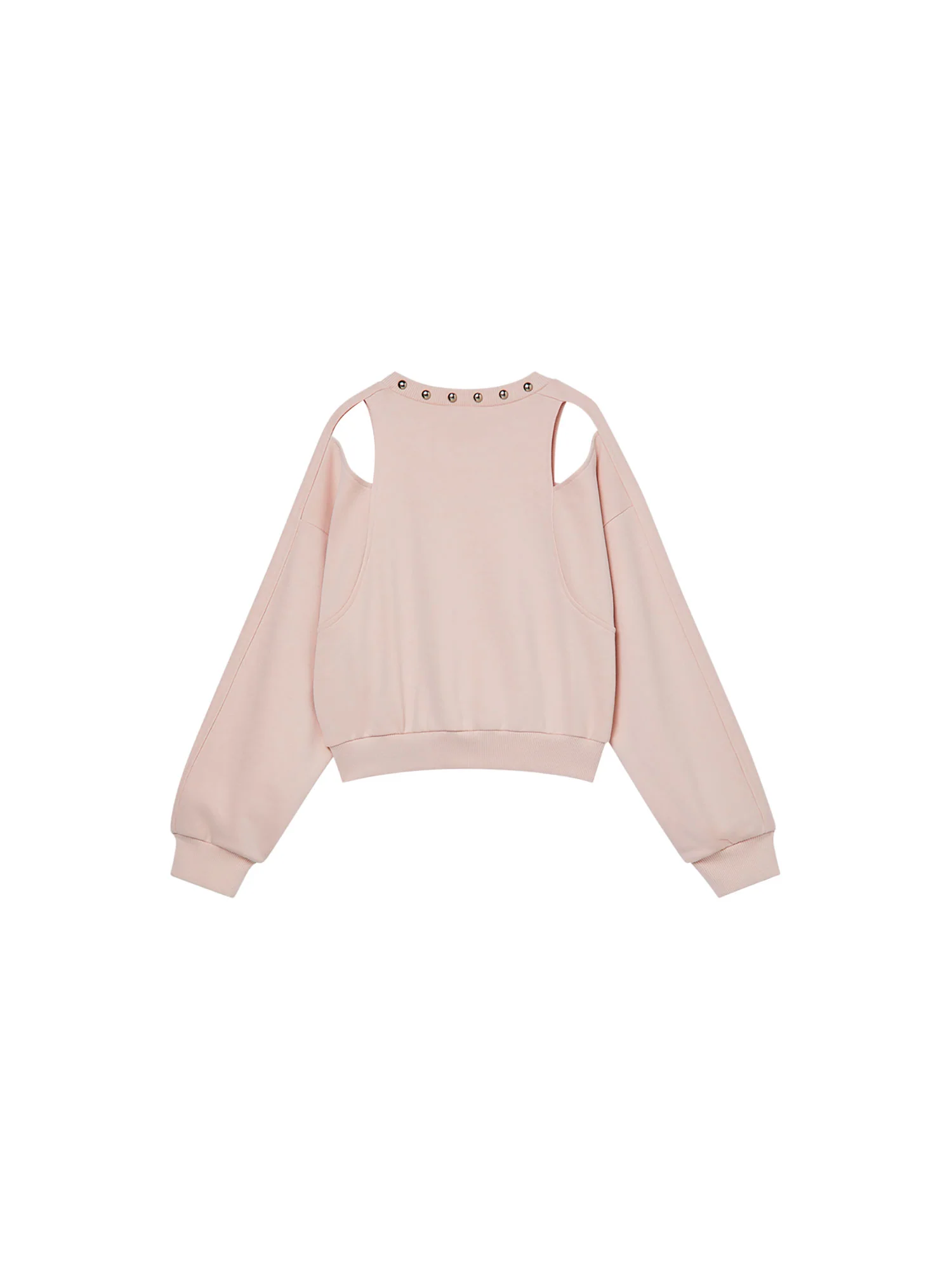Felpa Liu Jo ragazza manica lunga cut-out rosa - Image 2