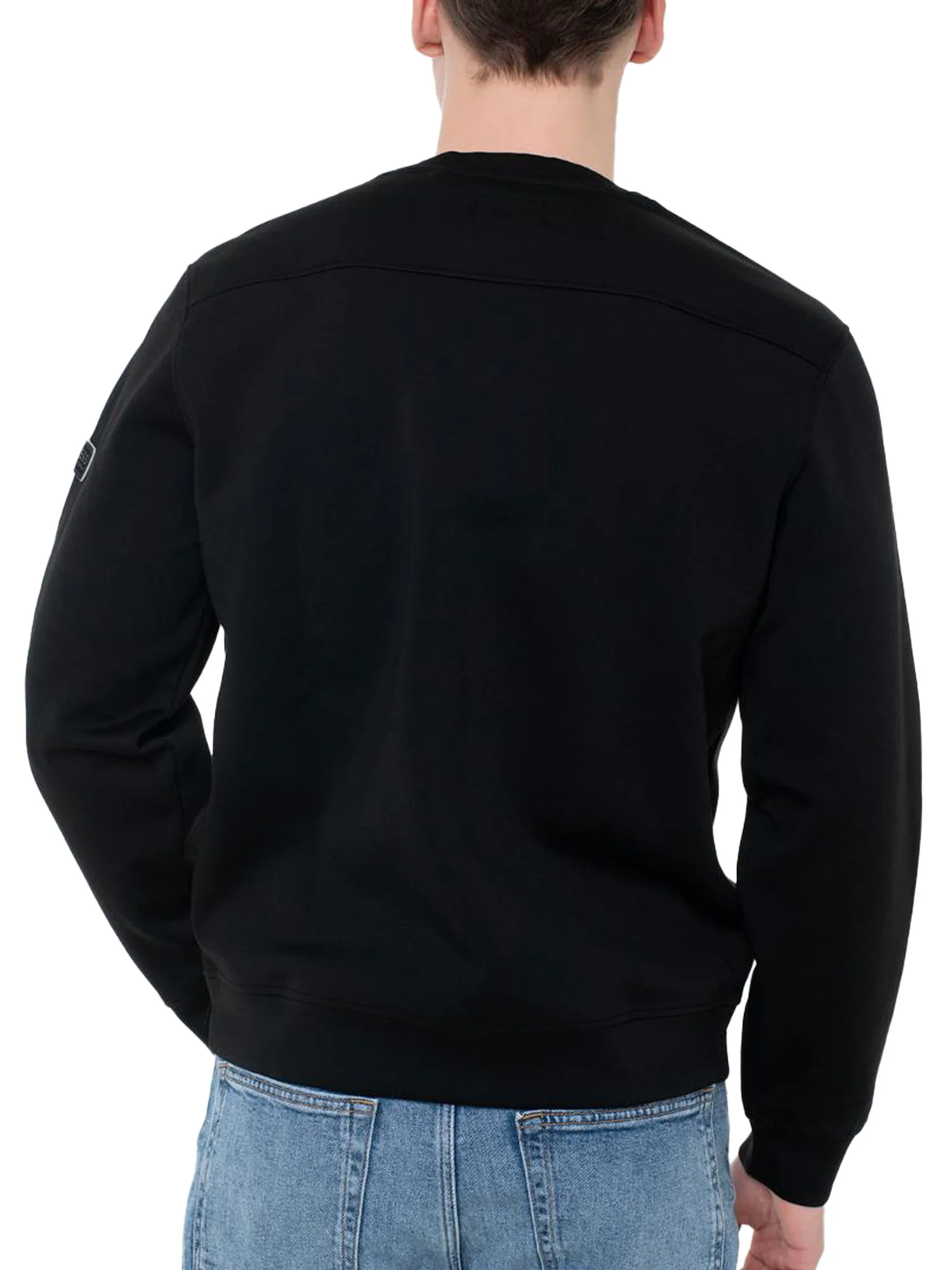 Felpa Guess uomo manica lunga New T. Stretch nero - Image 2