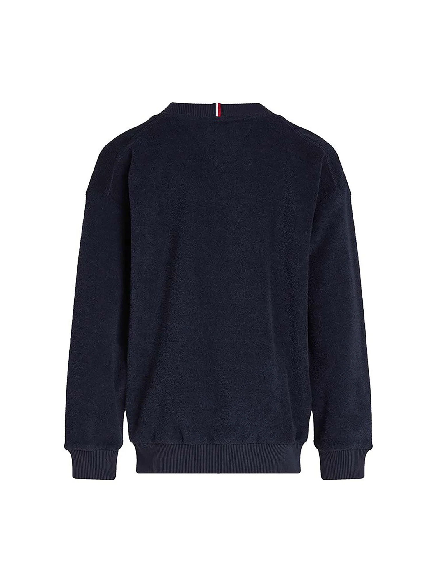 Felpa Teen in maglia boucle logo bandiera blu - Image 2