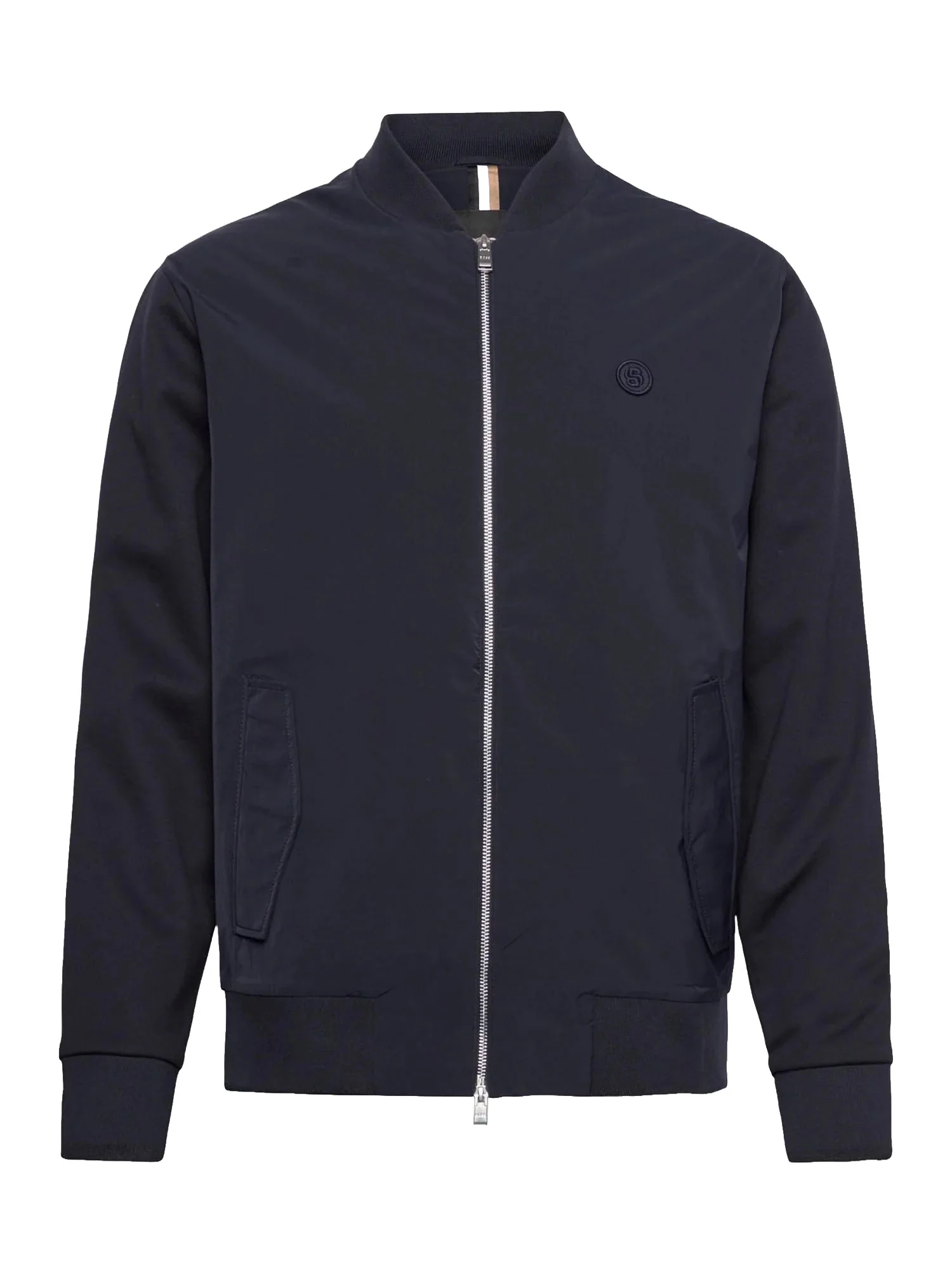 Felpa con Zip Boss Uomo C-Skiles 98 Blu