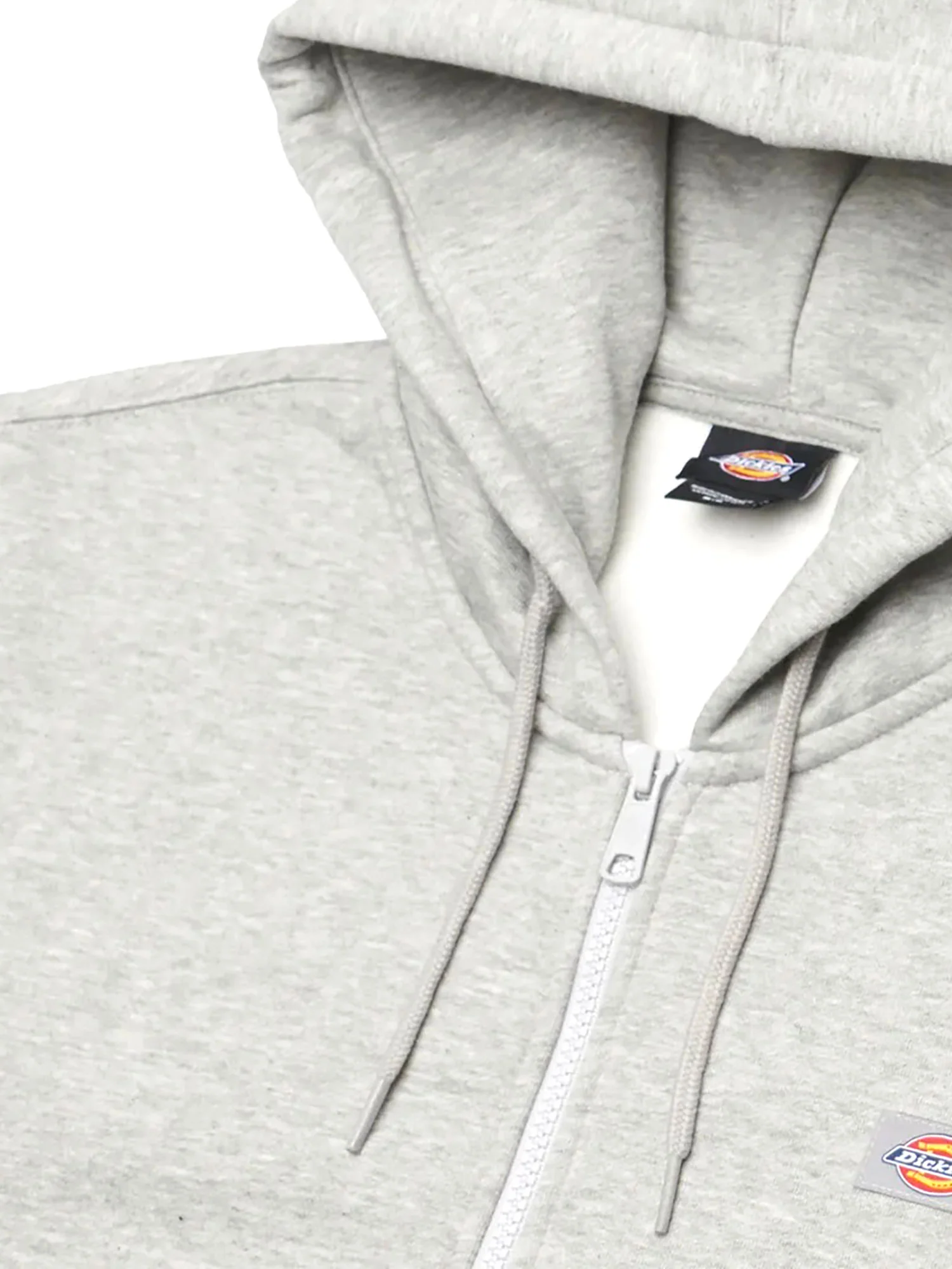 Felpa Dickies uomo con cappuccio e zip Oakport grigio - Image 4