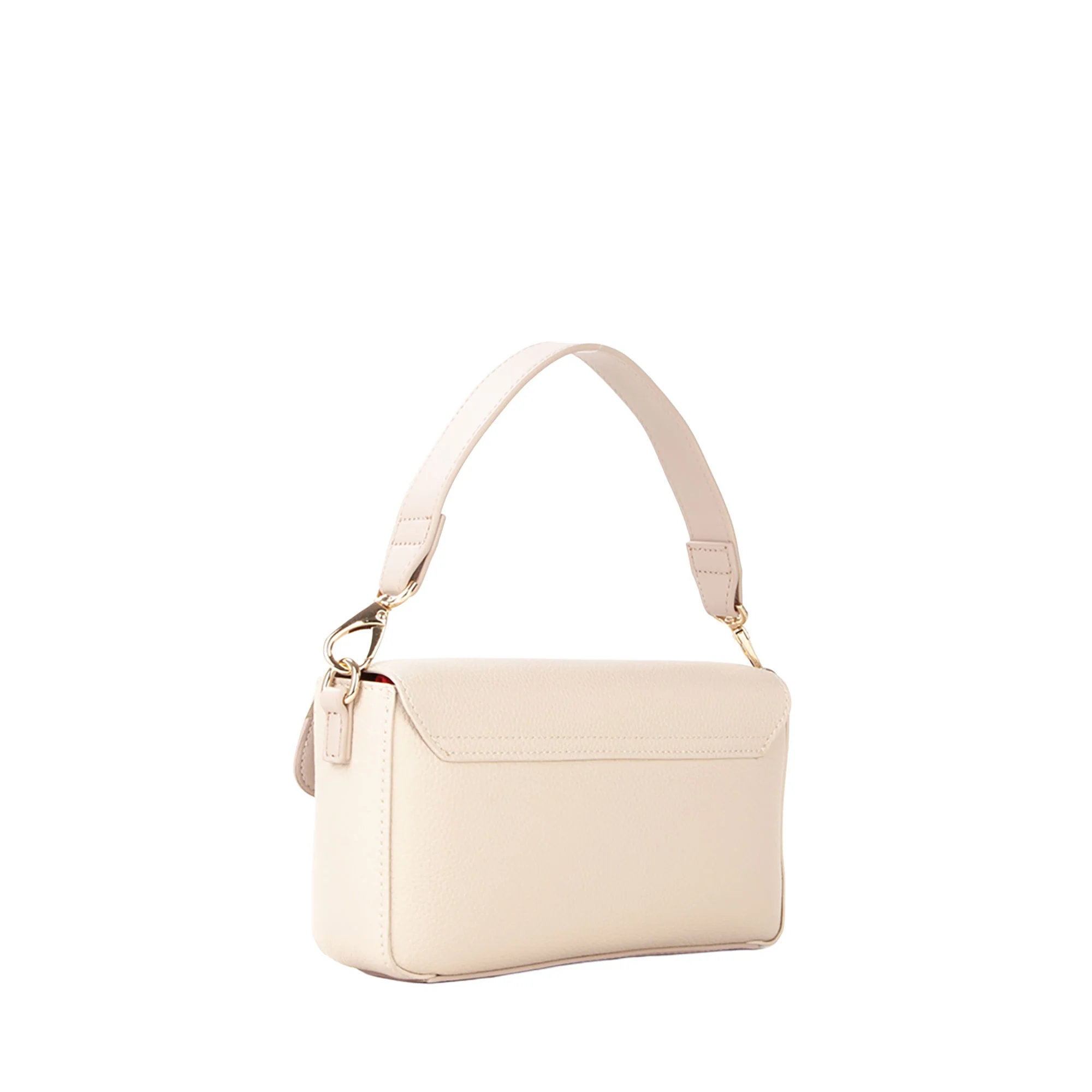 Borsa a spalla con pattina Valentino donna alexia ecrù - Image 3